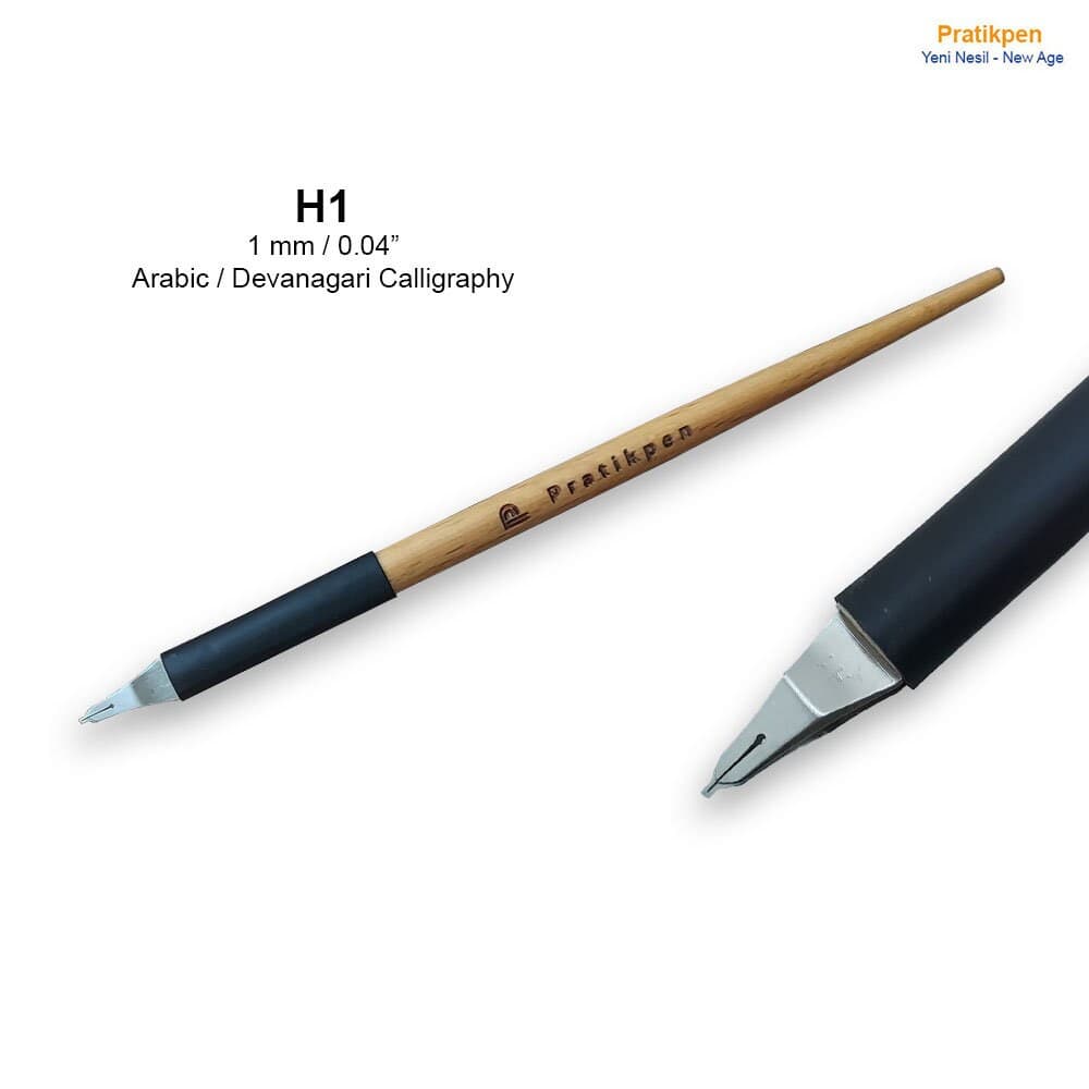 Personalized Arabic Hat Calligraphy Pen Set Wooden Handles Steel Nibs Leather Case - image 3