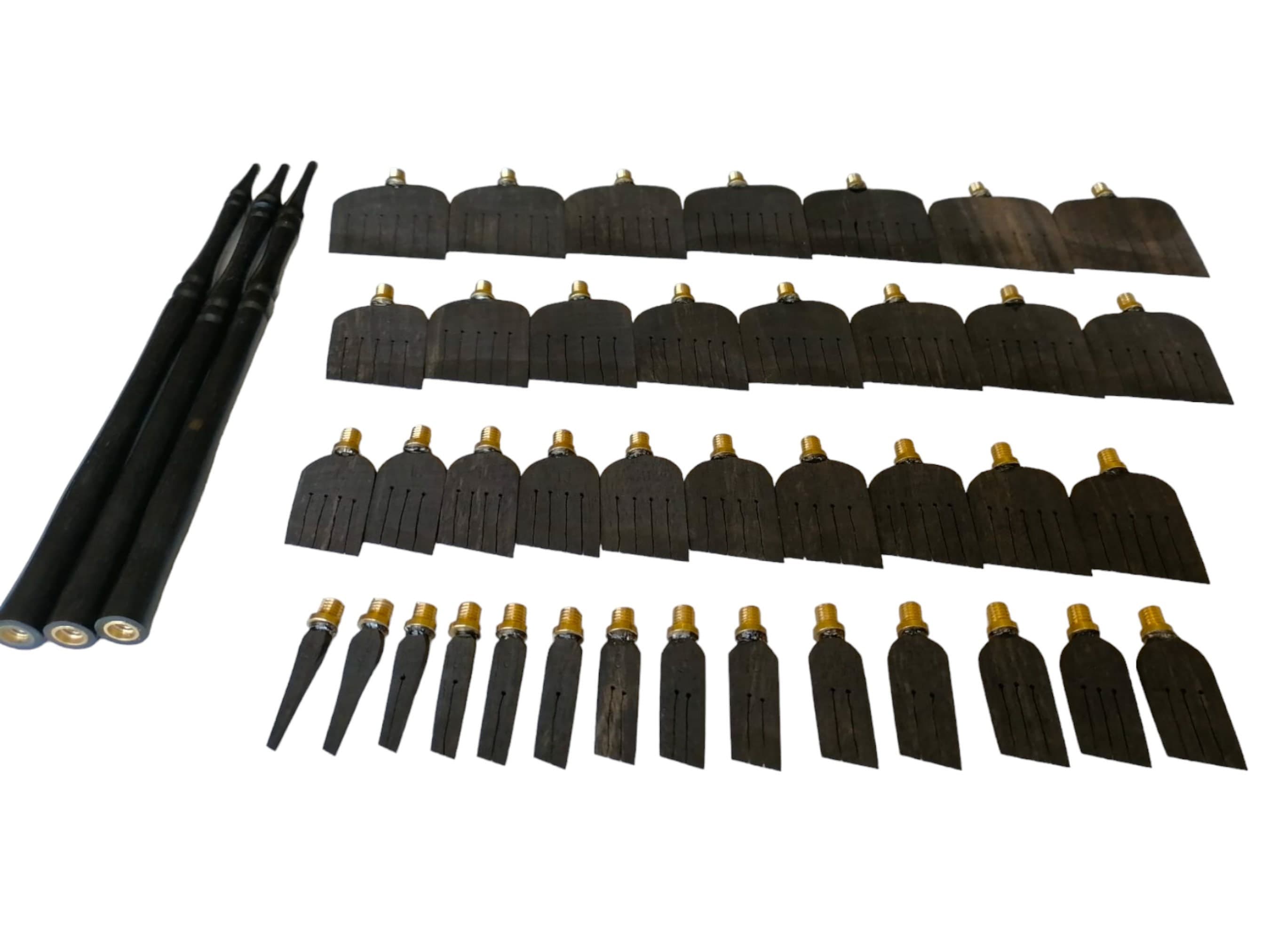 Ebonywood Arabic Calligraphy Pen Set: Thuluth Style, 39 Nibs - image 3