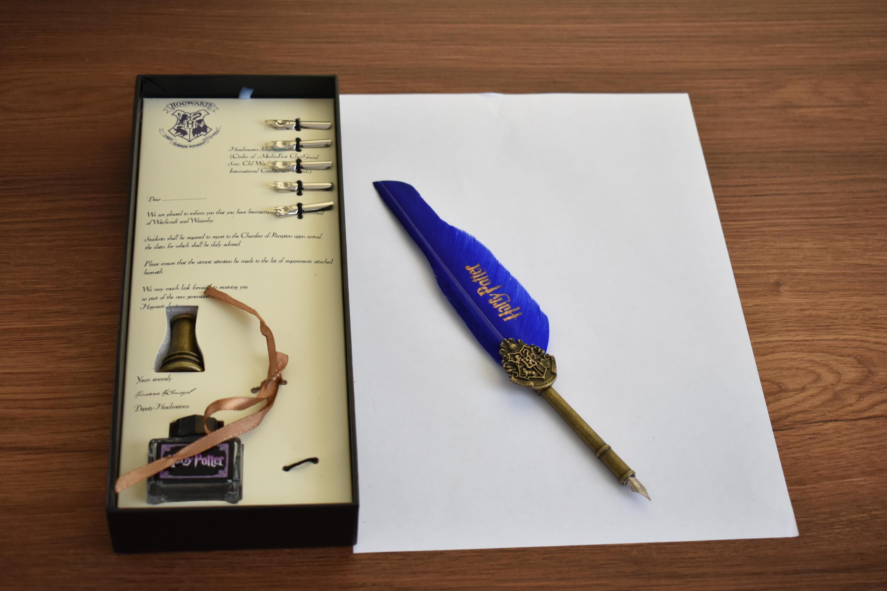 Personalized Harry Potter Feather Pen Set – Gift Fountain Pens - image 3