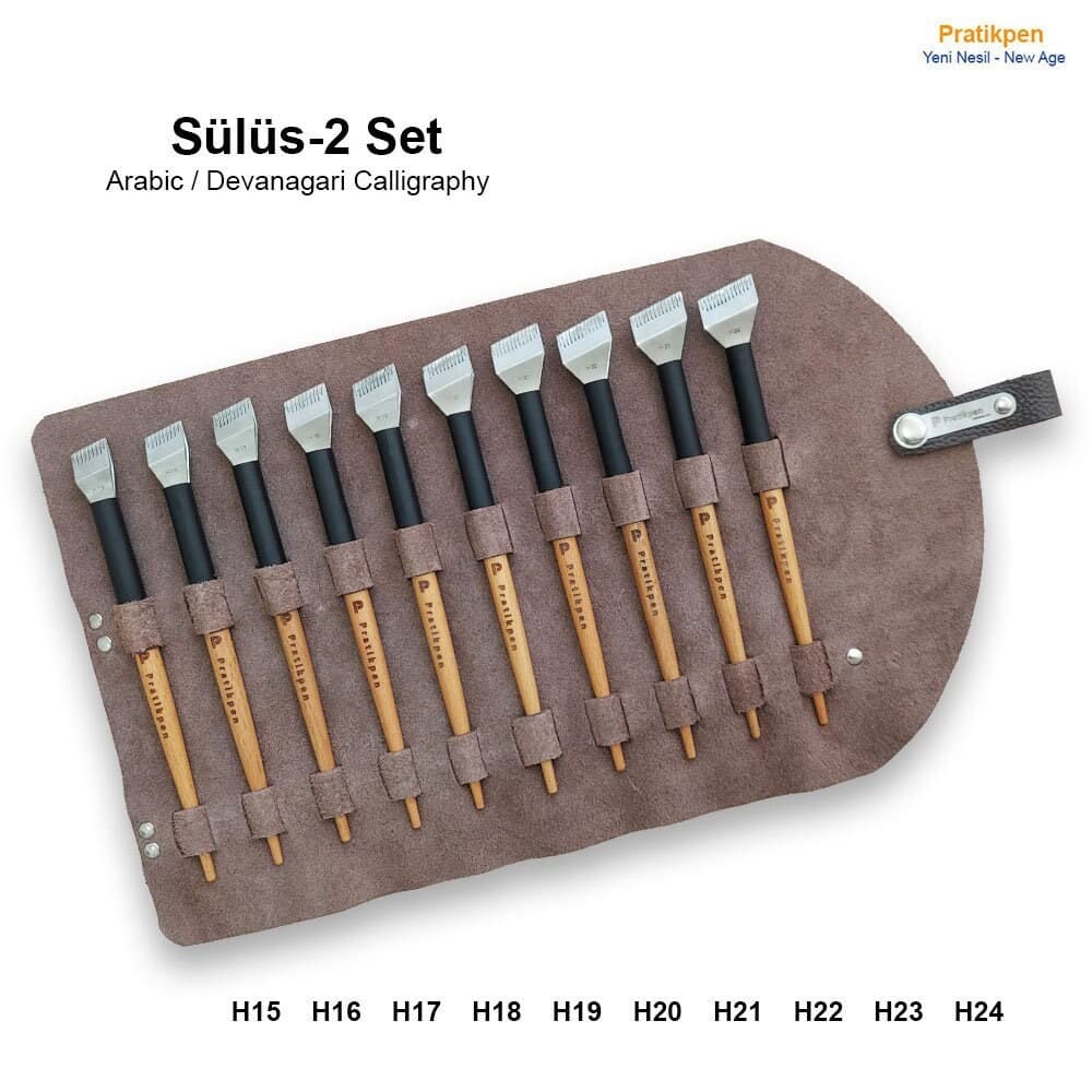 Personalized Pratikpen Arabic / Devanagari Calligraphy Pen Set – Sülüs-2 (Thuluth) | New Age Series