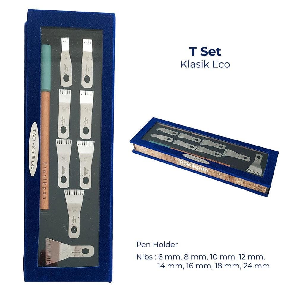 Personalized Blackletter Calligraphy Pen Set – Gothic Fraktur Metal Nibs-Starter Kit Pratikpen