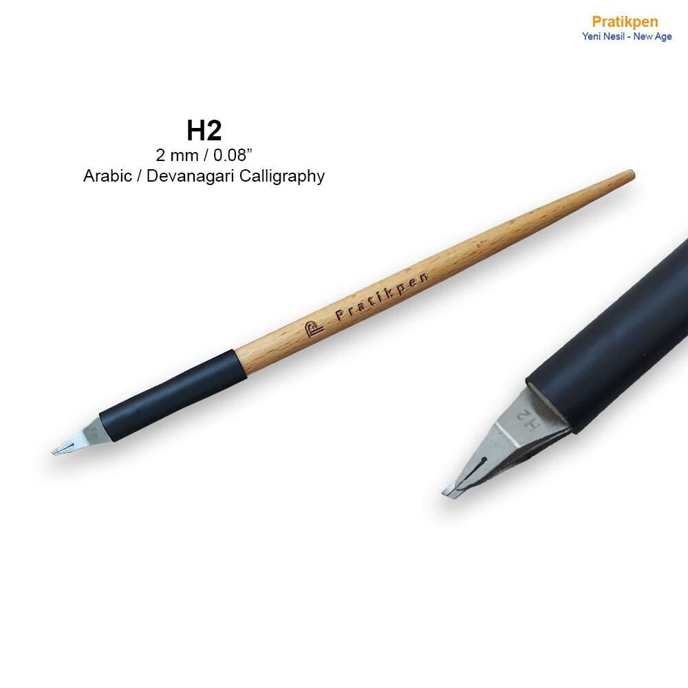 Personalized Arabic Hat Calligraphy Pen Set Wooden Handles Steel Nibs Leather Case - image 4