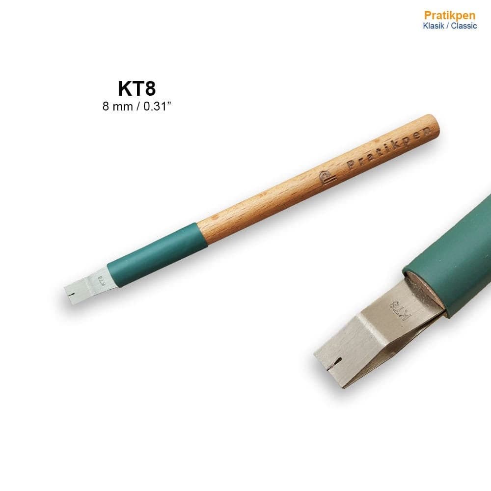 Custom Engraved Hand Lettering Calligraphy Pen – Pratikpen KT8 (8mm / 0.31")