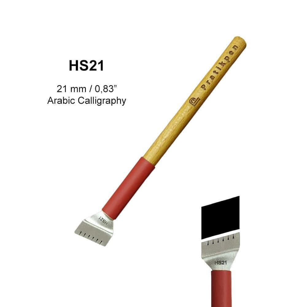 Personalized Arabic Calligraphy Pen -Jali Thuluth Steel Nib, Engraved Wood Handle - image 2