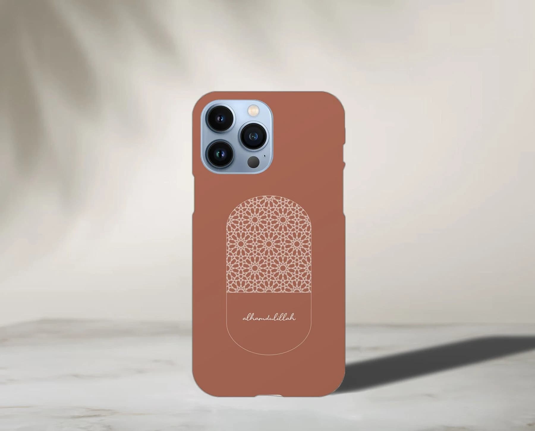 Alhamdulillah Mosaic Phone Case Cover - Islamic Phone Case - Arabic Calligraphy Mosaic Design - Iphone Case