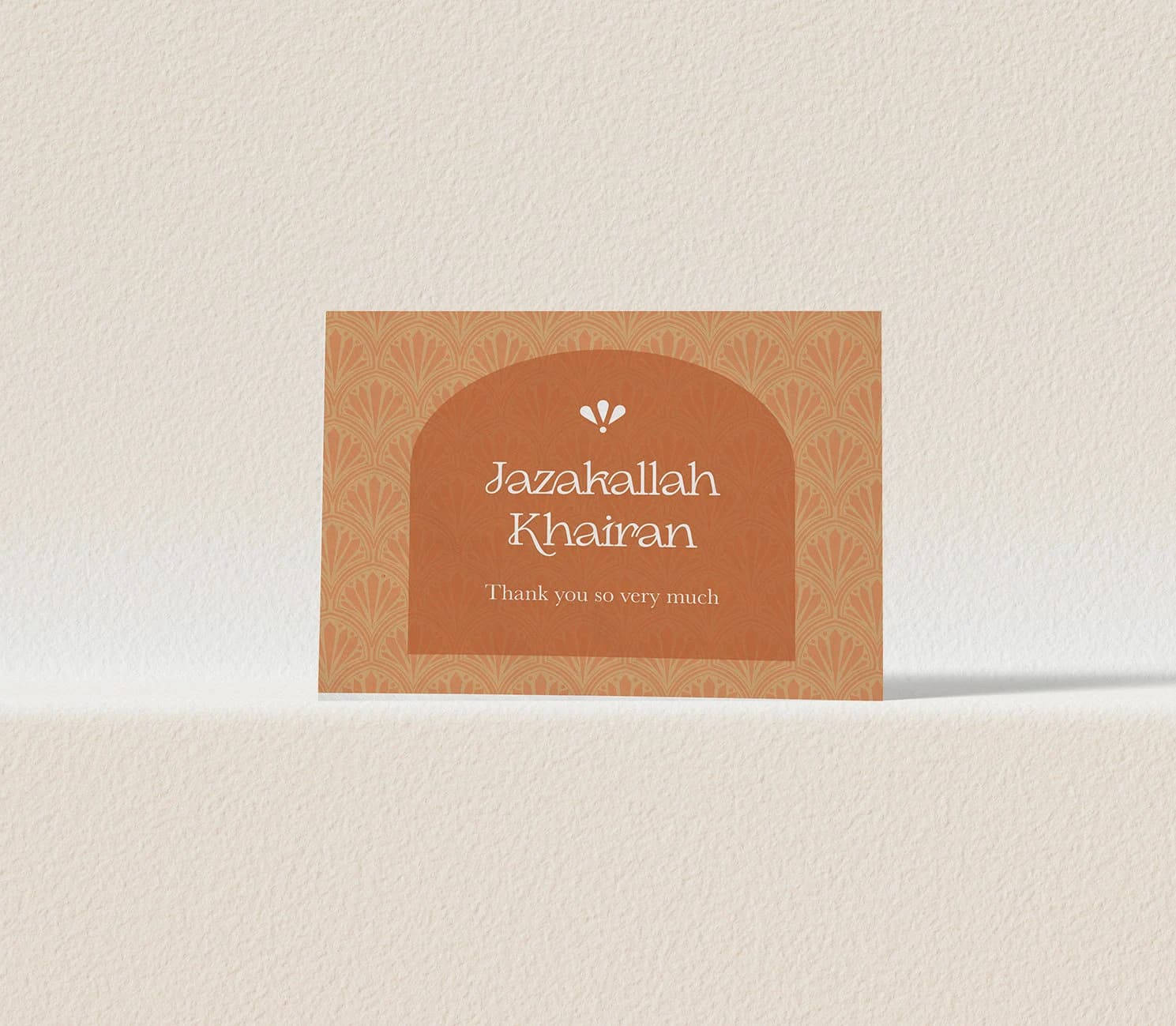 Set of 10 Jazakallah Khairan Greeting Card - Thank you card - Islamic Card - Islamic gift - Islamic Stationery - Muslim Greetings - image 5