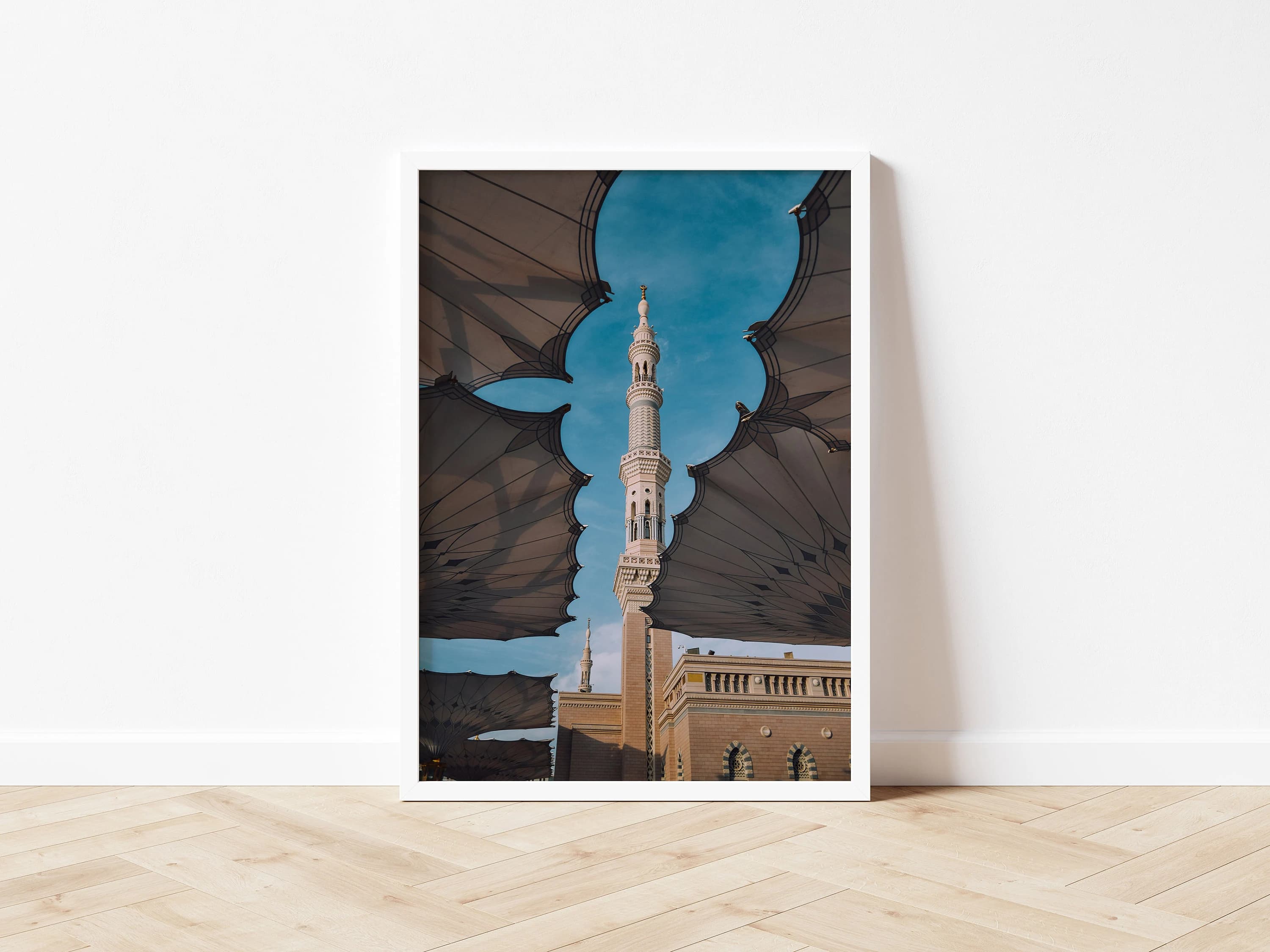 Nabawi Mosque Canvas - Madinah Mosque Picture - Islamic Canvas Poster - Islamic Wall Decor - Photography Canvas - Wall Art - Hajj Gift - image 3