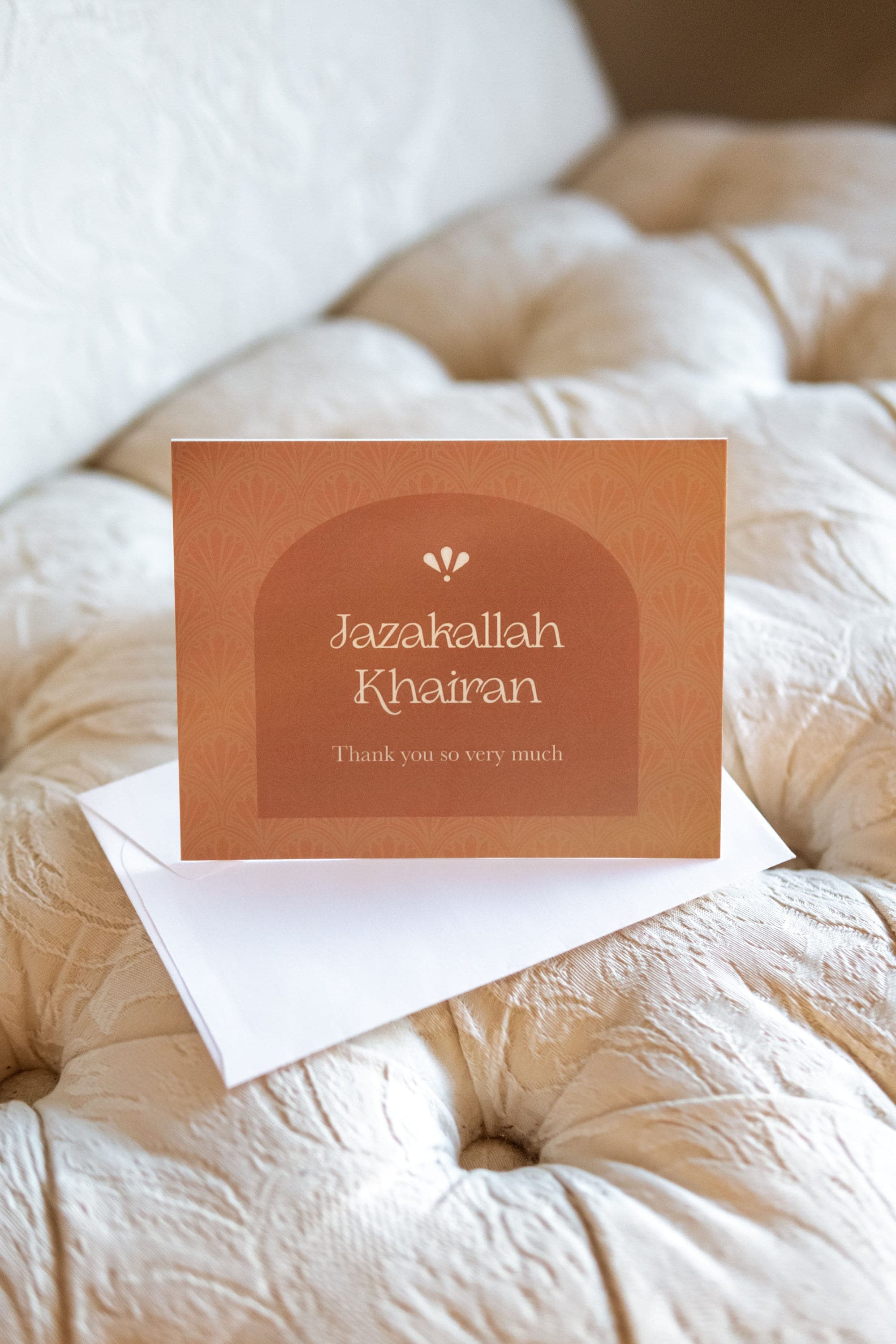 Set of 10 Jazakallah Khairan Greeting Card - Thank you card - Islamic Card - Islamic gift - Islamic Stationery - Muslim Greetings - image 3