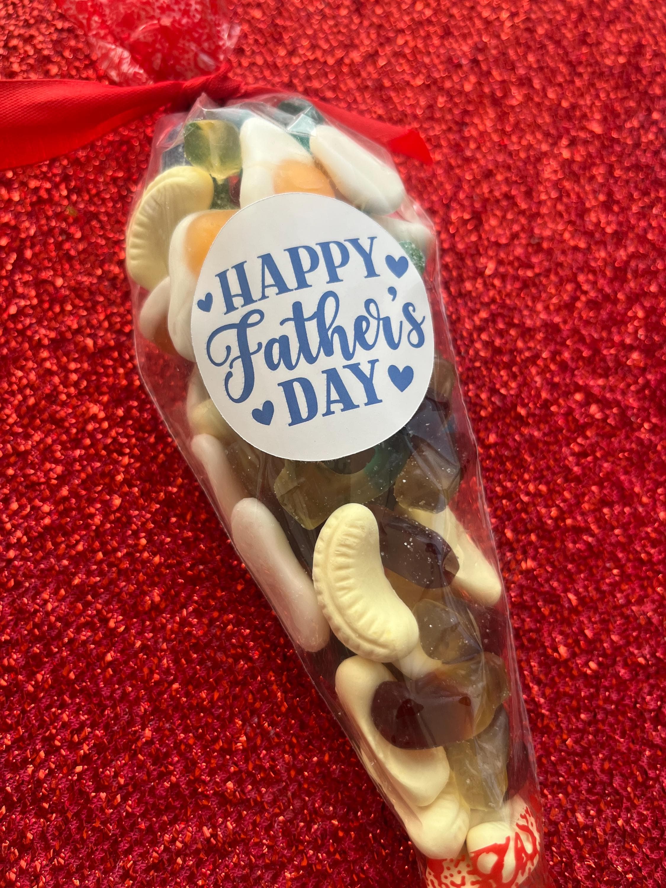 Father’s Day sweet cones , Father’s Day gift, gift for dad, gift for grandad, super dad , worlds best dad, sweet cones , gift for him - image 5