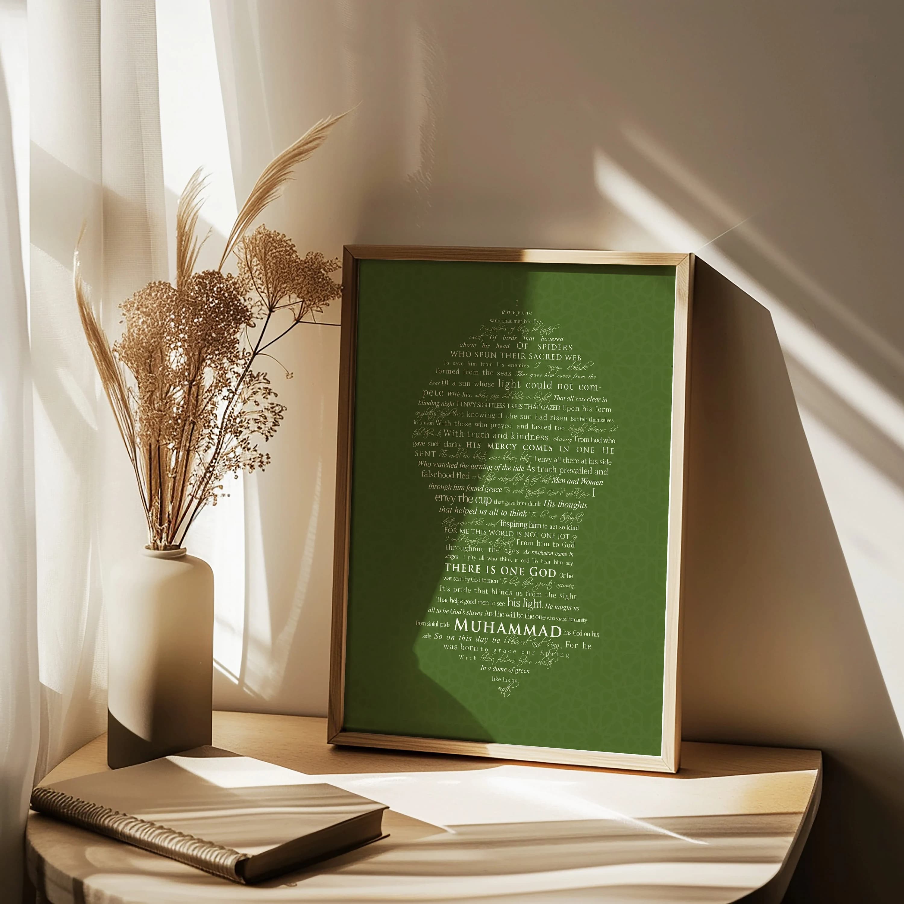 Springs Gift - Olive - Nalayn Print Poster Gift Artwork Sufi Islamic Nalain - image 5