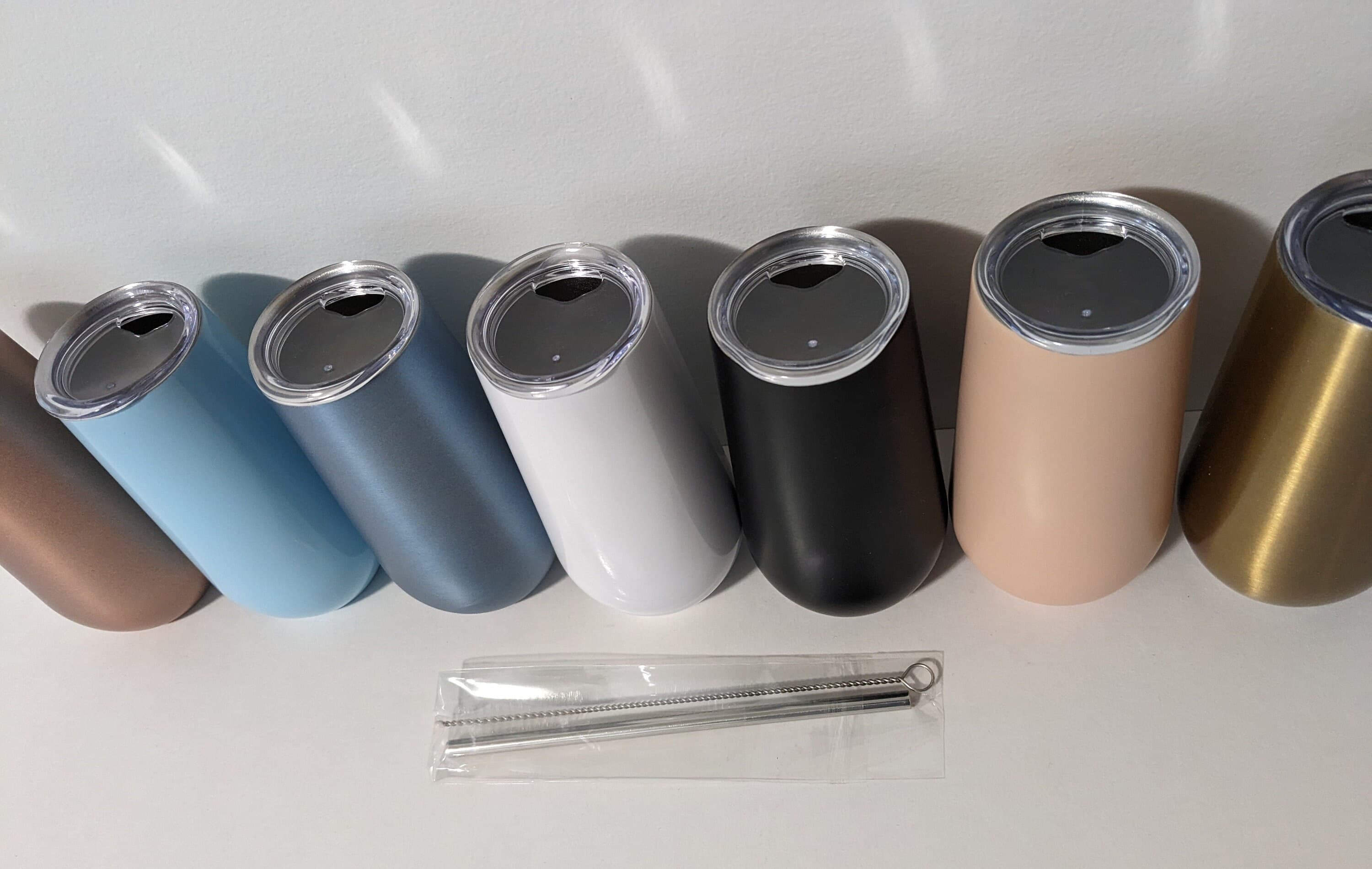 Engraved 6 Oz Tumbler: Personalized Floral Design, Metal Straw - image 5