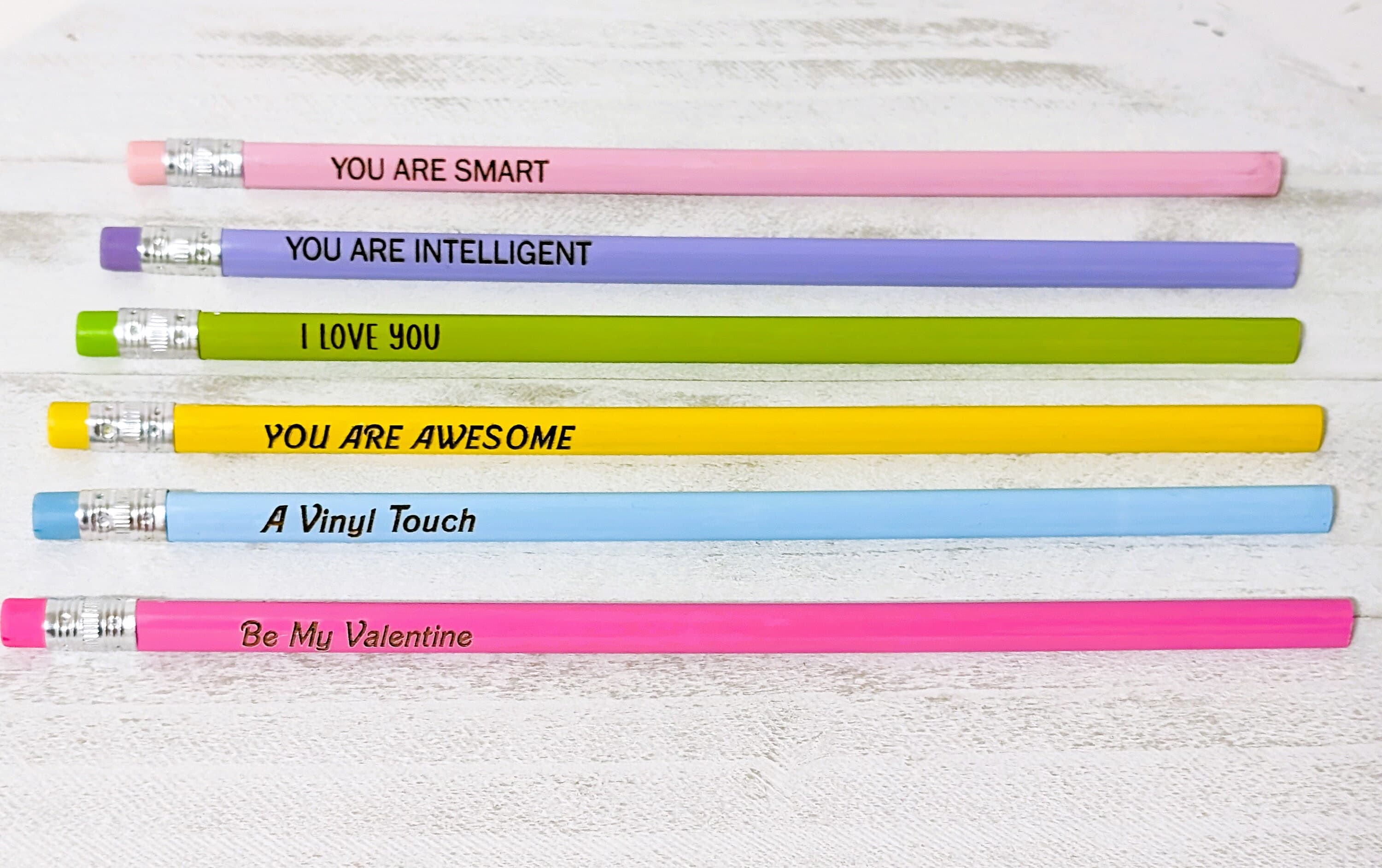 Laser Engraved Personalized Pencils: Teacher & Party Favors - image 4