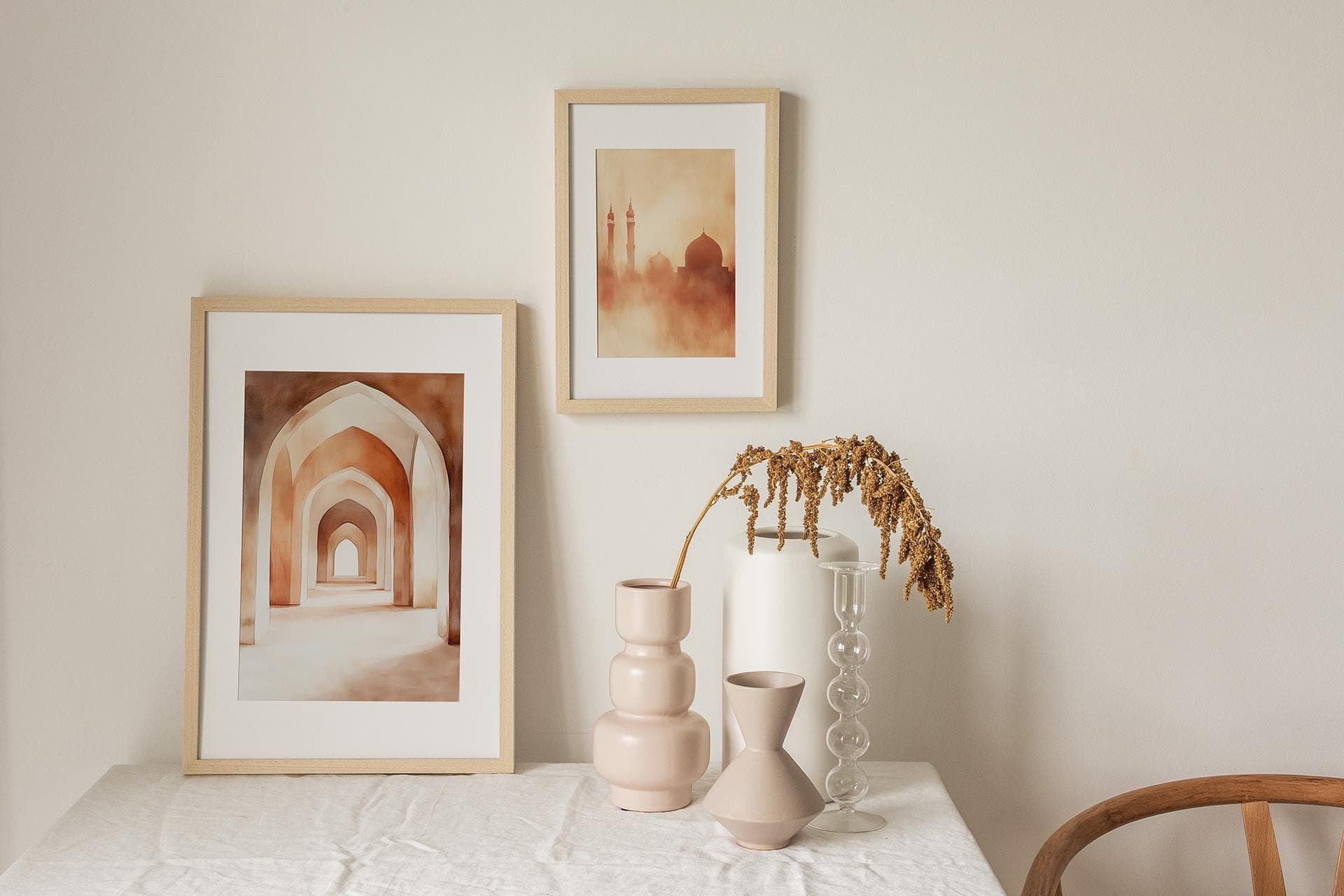 Mosque watercolour art print, Islamic wall art - image 3