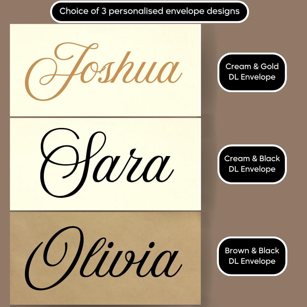 Personalized Gift Voucher: Luxury Card Stock with Custom Envelope - image 4
