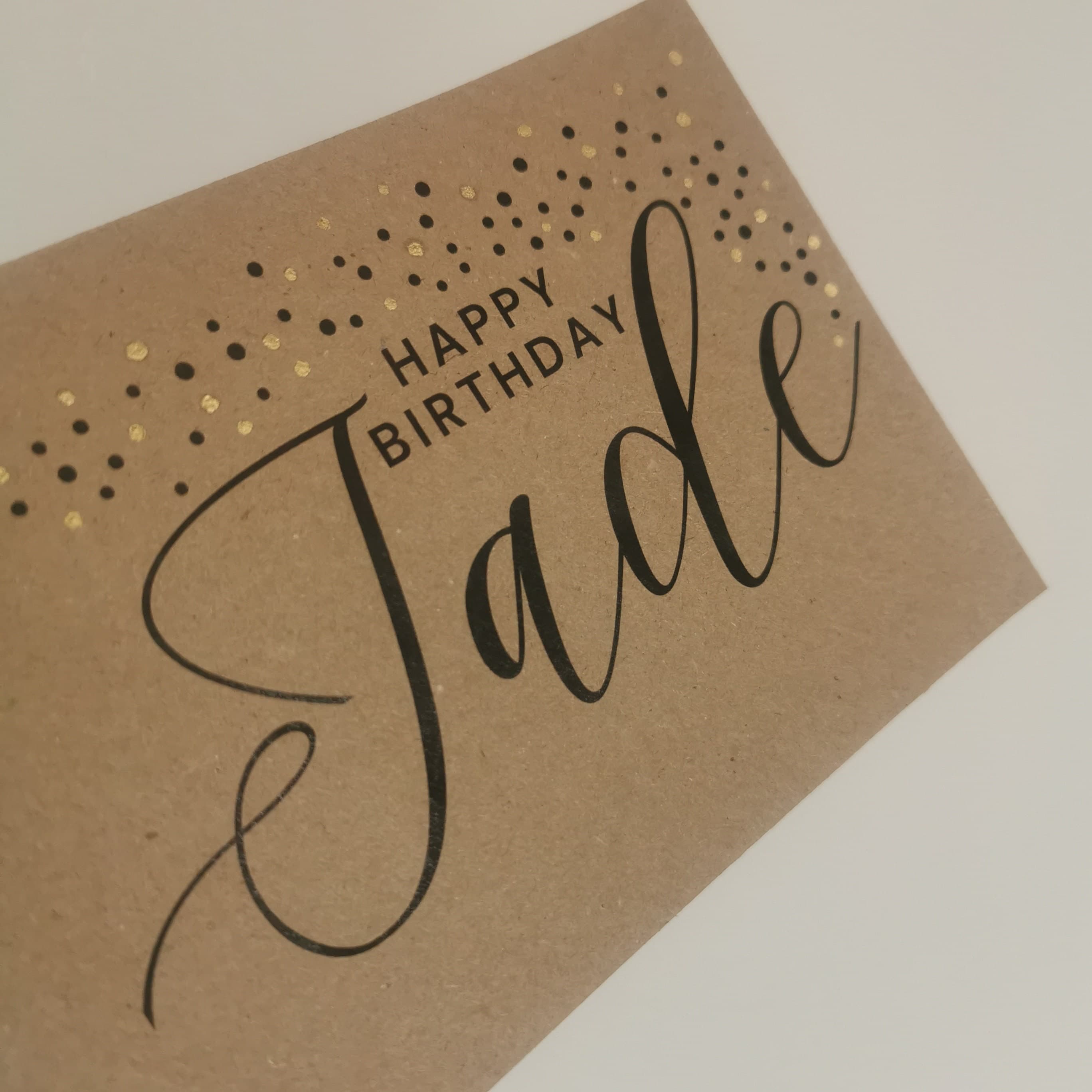 Personalised Birthday Money Envelope: Glitter Sparkle Gift Wallet - image 4