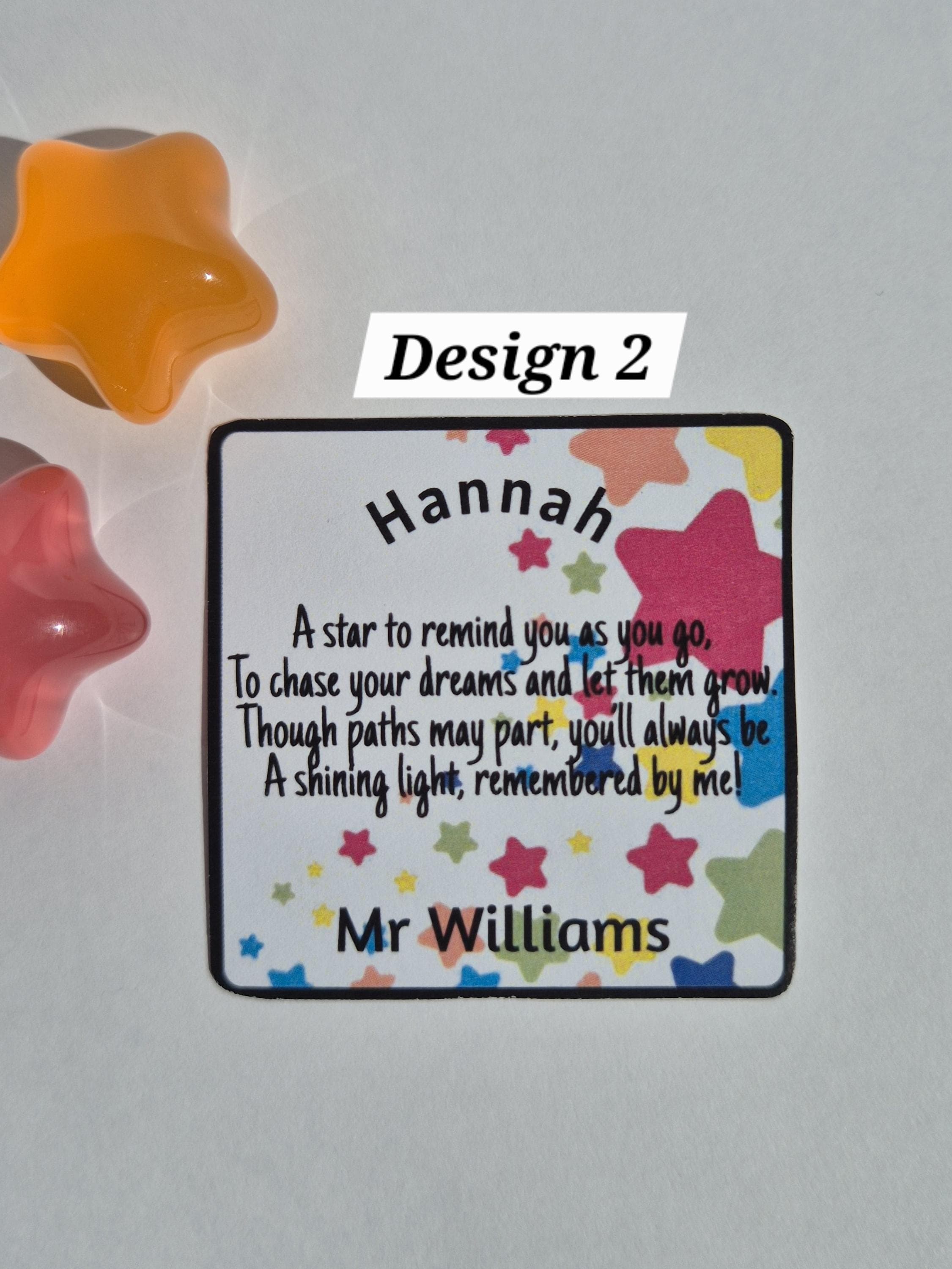 Glow in the Dark Star Keepsake | School Leaver Gifts | End of Year Gifts for Students | Gifts for Students | Class of 2026 | Leavers 2026 - image 5