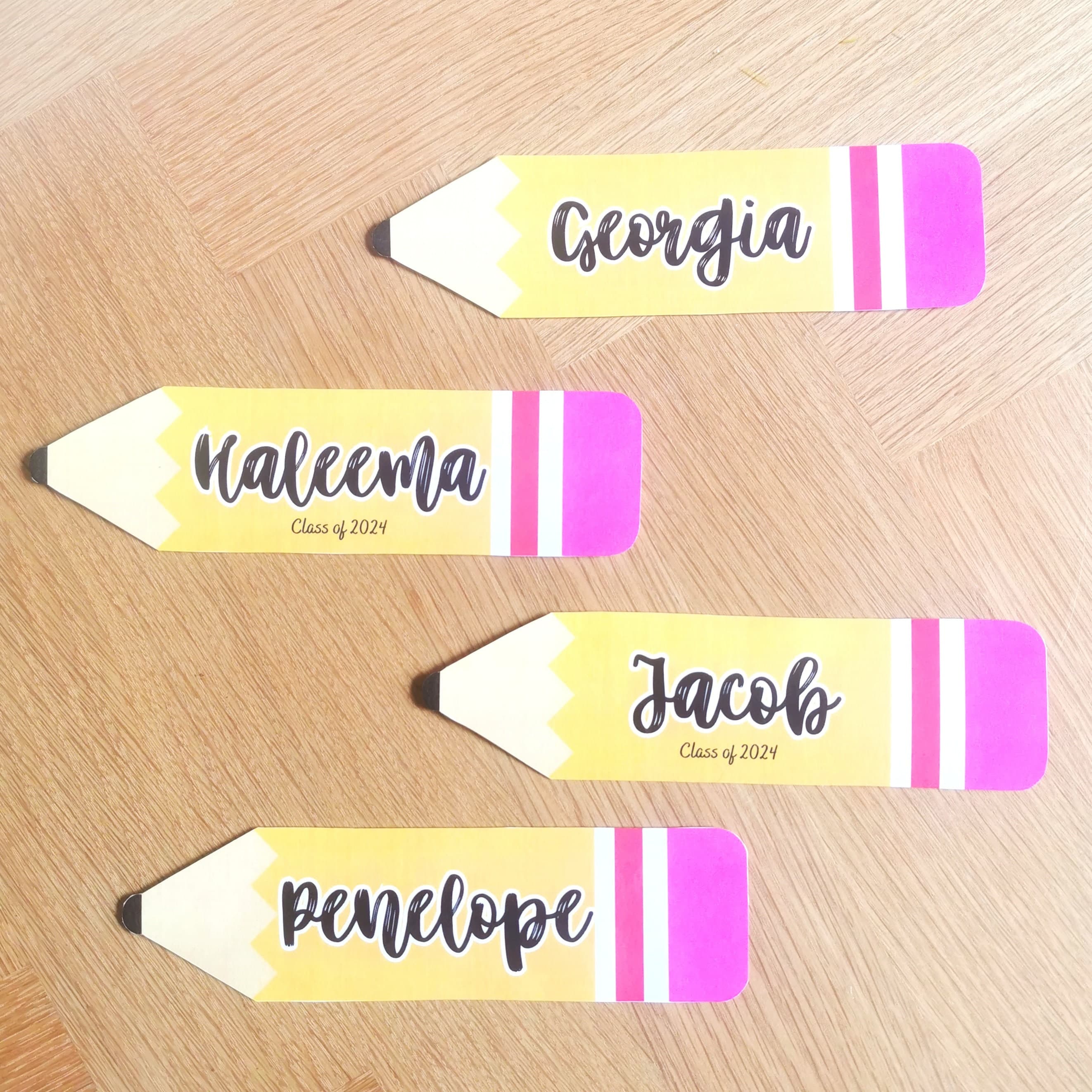 Personalized Pencil Bookmark: End of Term Student Gift (Printable) - image 5