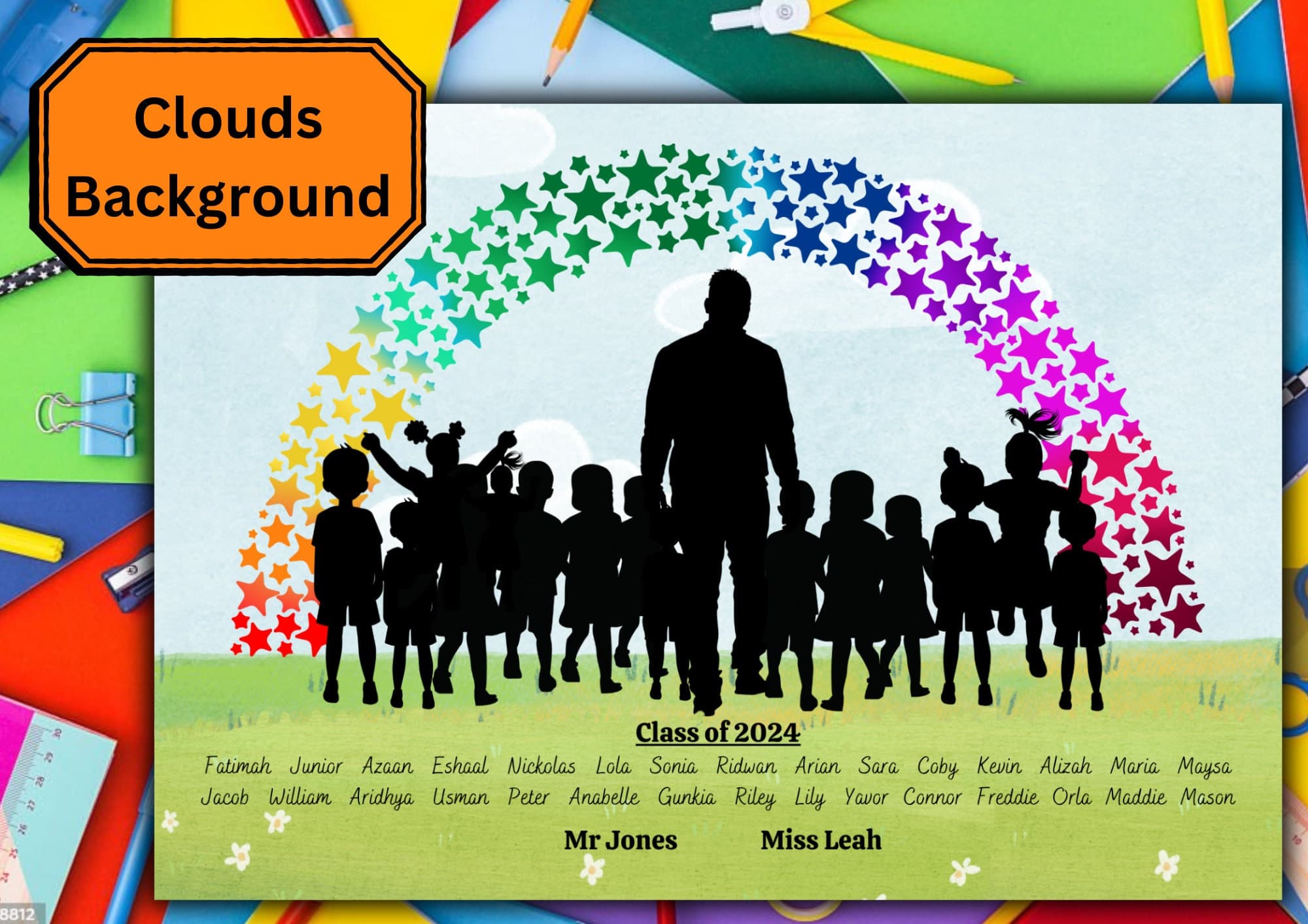 Personalized Teacher Class Gift Print: End of Year Keepsake (Digital Download) - image 3