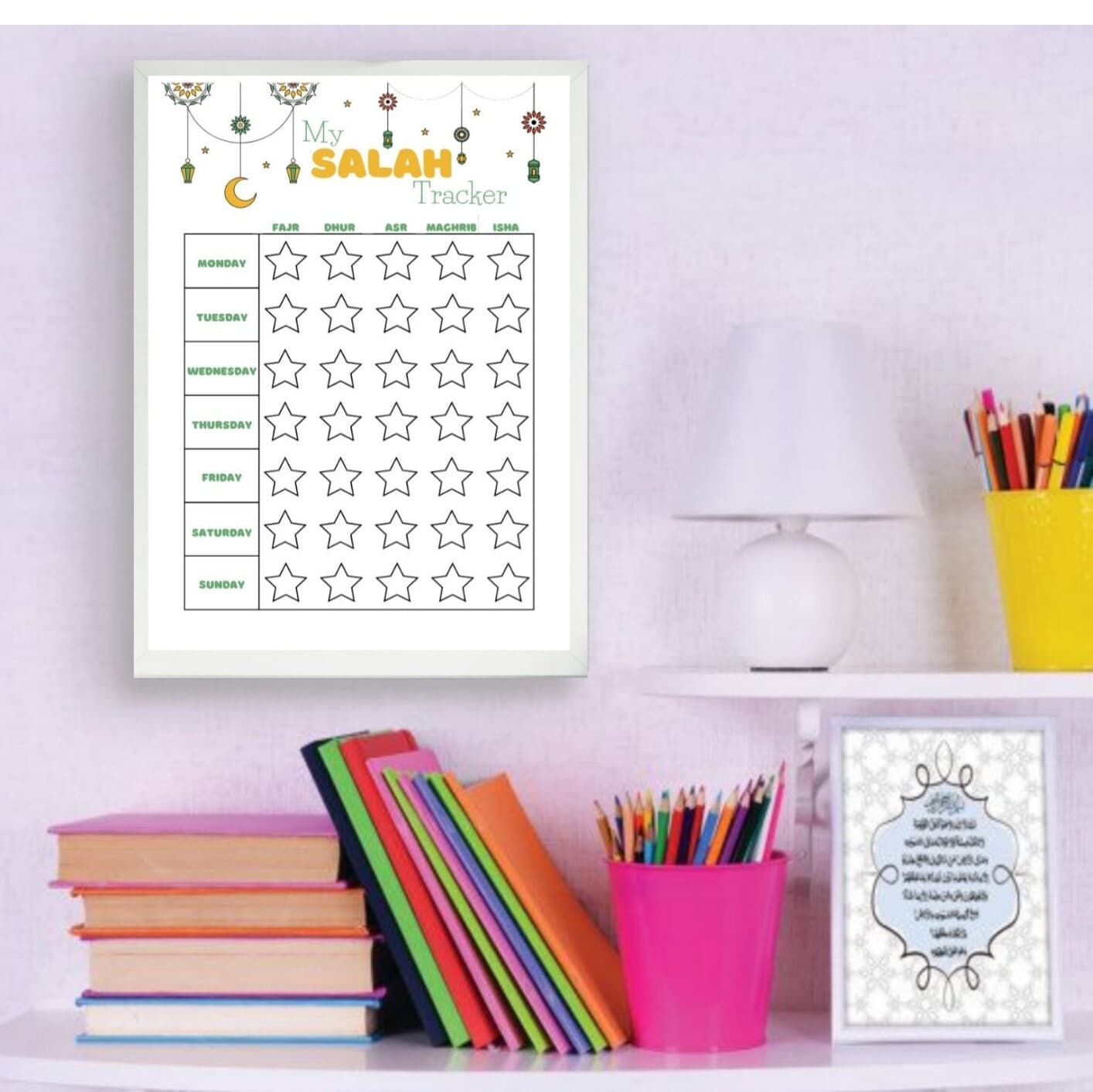 Children's Salah Tracker | Muslim Salah Tracker | Reusable Salah Tracker | Daily Salah Tracker | - image 5