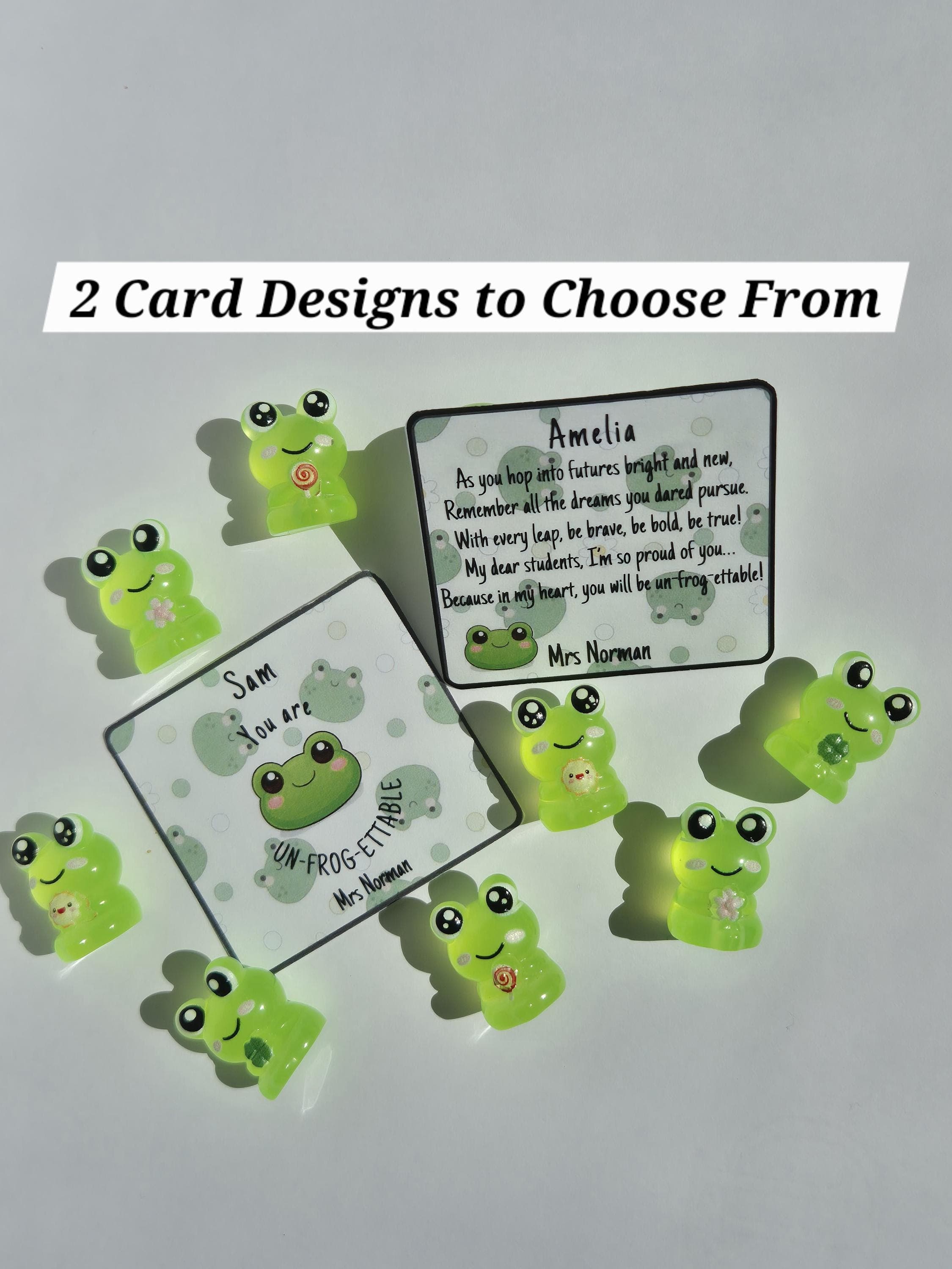 Mini Frog Keepsake | School Leaver Gifts | End of Year Gifts for Students | Un-Frog-ettable | Gifts for Students | Class of 2026 | - image 3