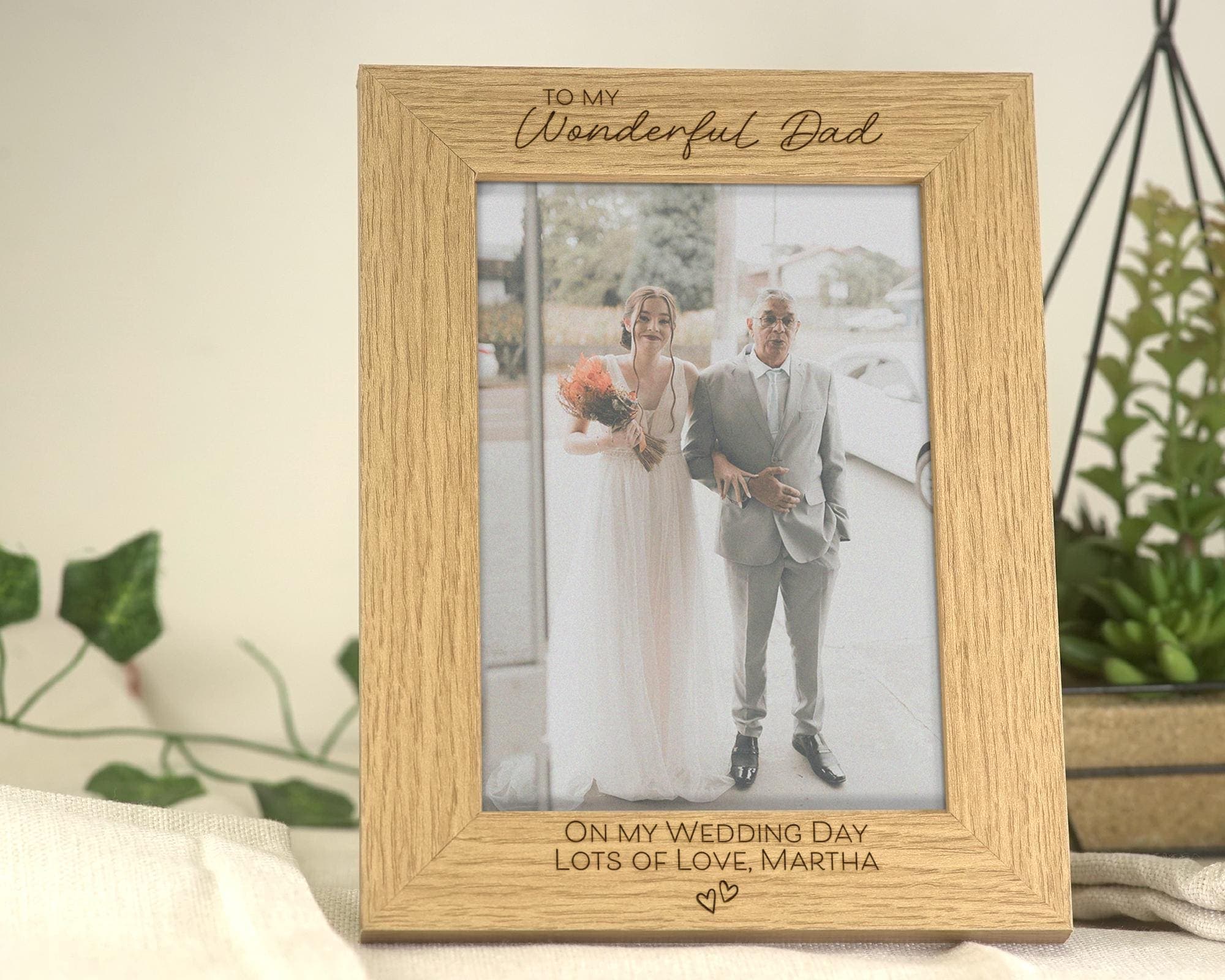 Father of the Bride Gift | Gift for Father of the Bride Father of the Groom Wedding Day | Custom Personalised Engraving