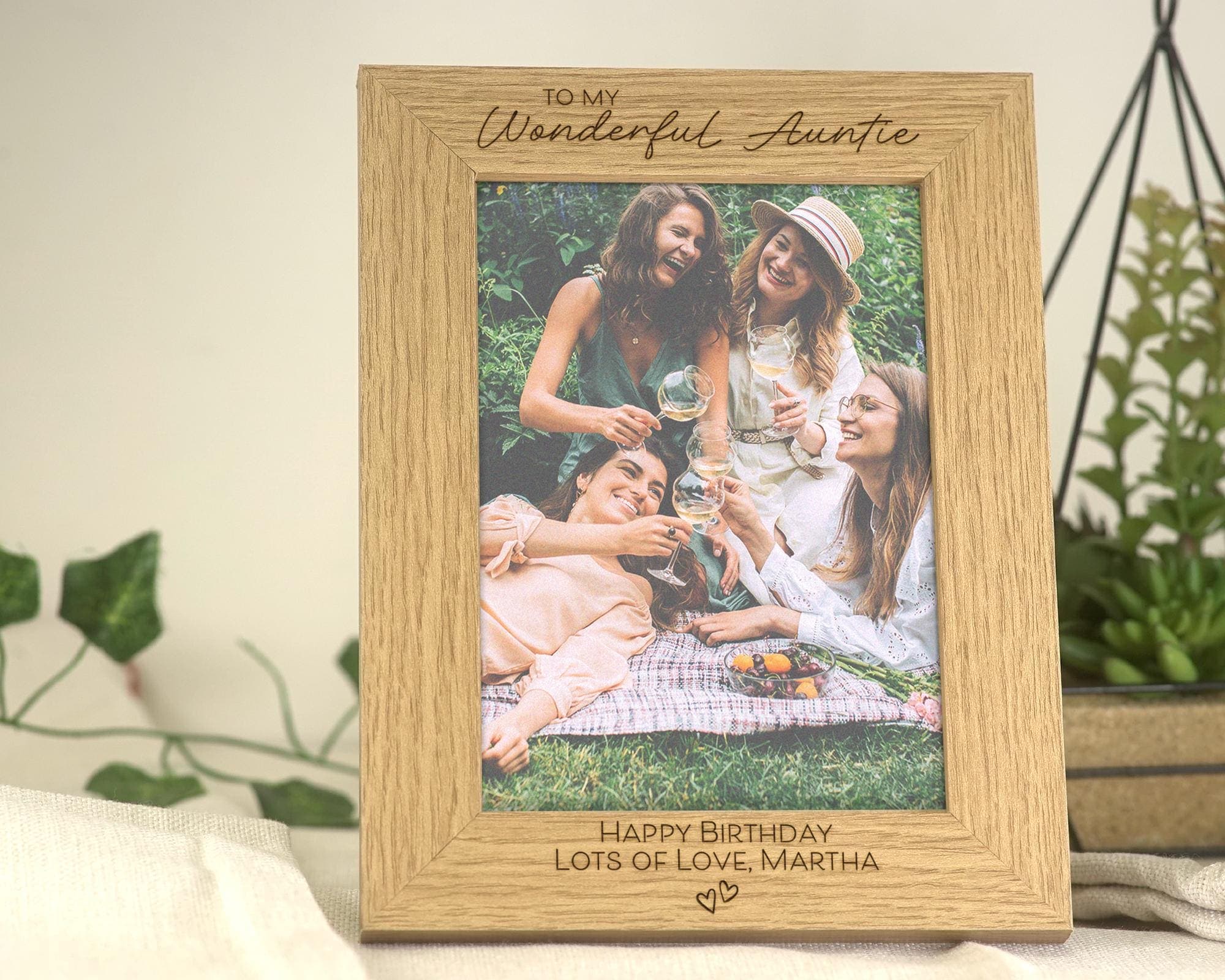 Wonderful Auntie Gift | Gift for My/Our Auntie Aunty Aunt Birthday Christmas | Custom Personalised Engraving