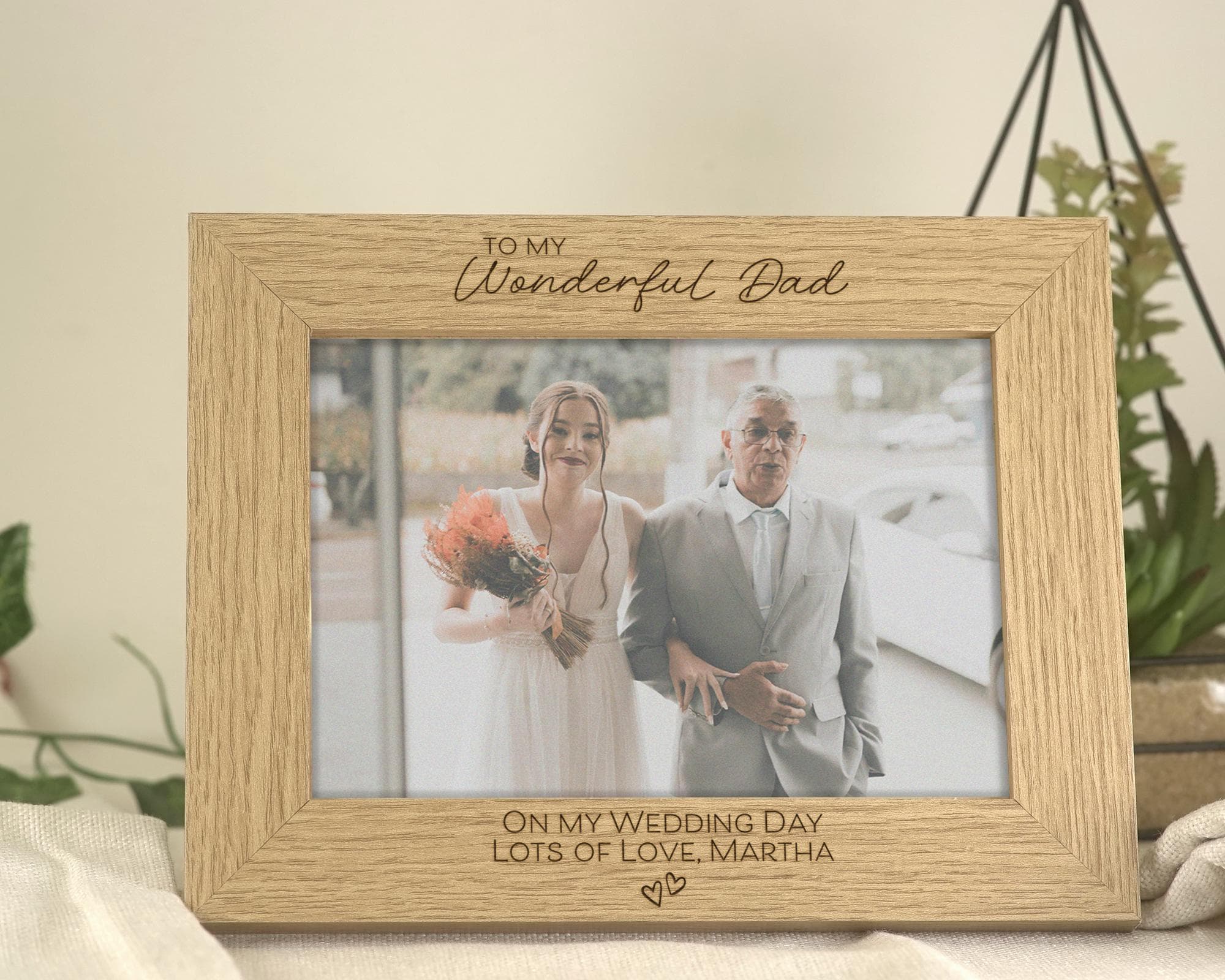 Father of the Bride Gift | Gift for Father of the Bride Father of the Groom Wedding Day | Custom Personalised Engraving - image 5