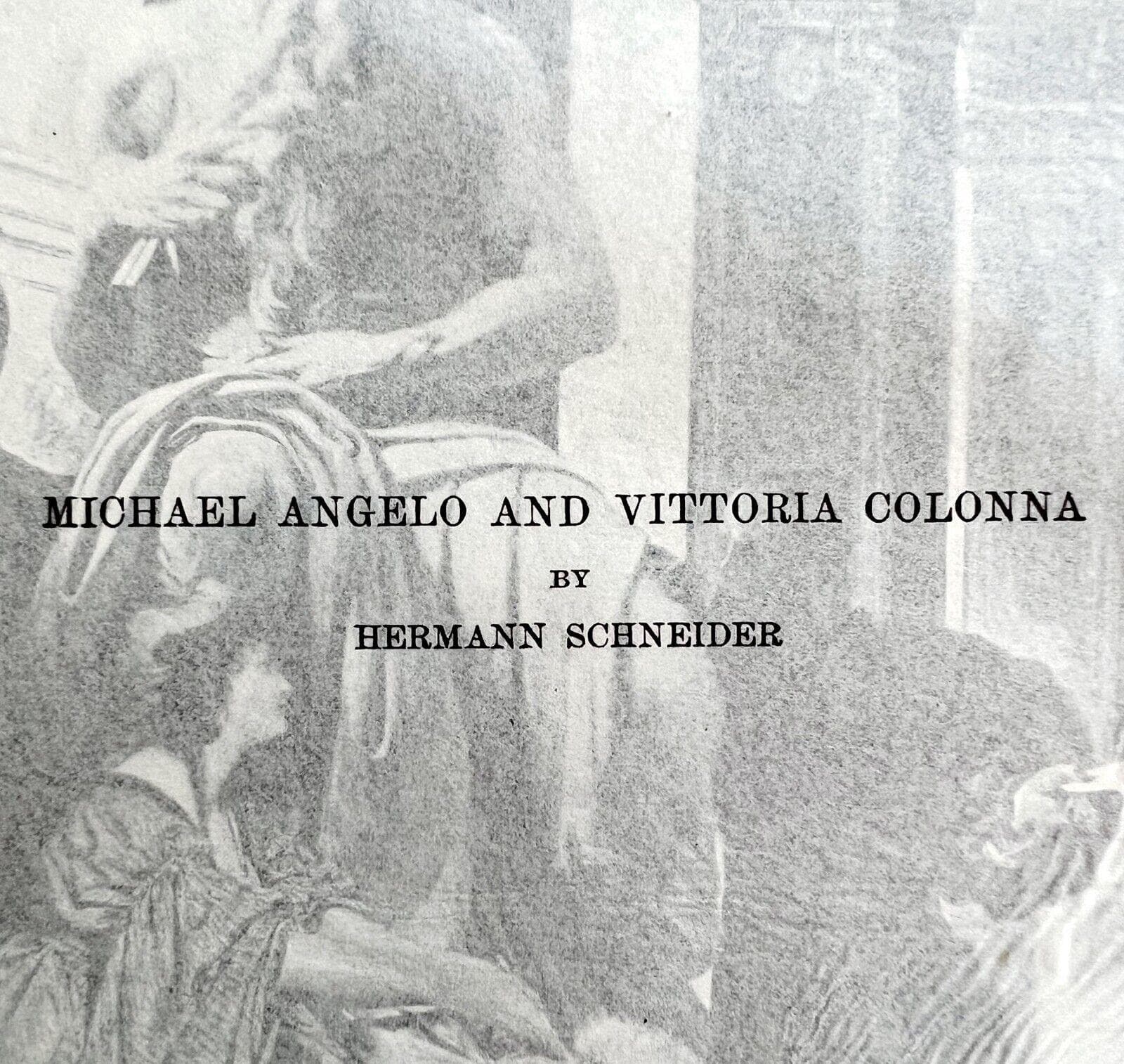 Michelangelo And Vittoria Colonna Photo Gravure Victorian 1894 Art DWS11 - image 4