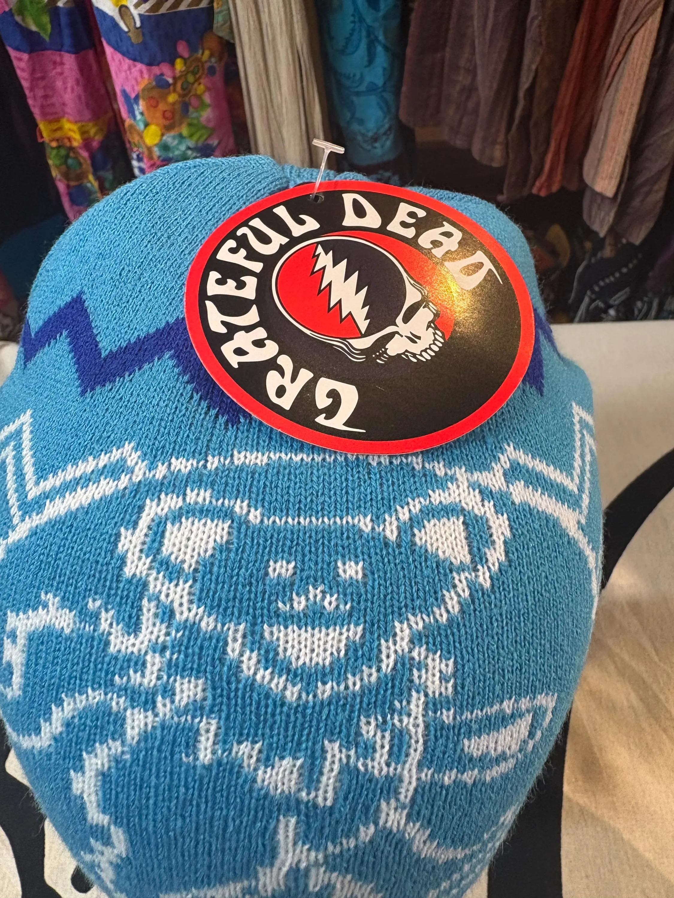 Grateful Dead Dancing Bear Knit Beanie – Officially Licensed - image 5
