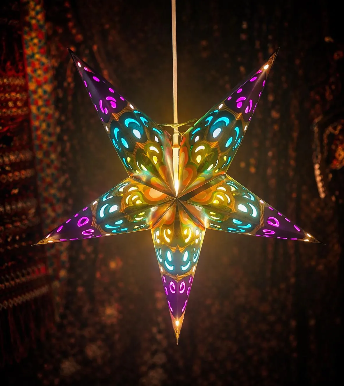 10paper stars lanterns,Christmas lights, holiday decorations, home ,wedding,festival and party decor wholesale