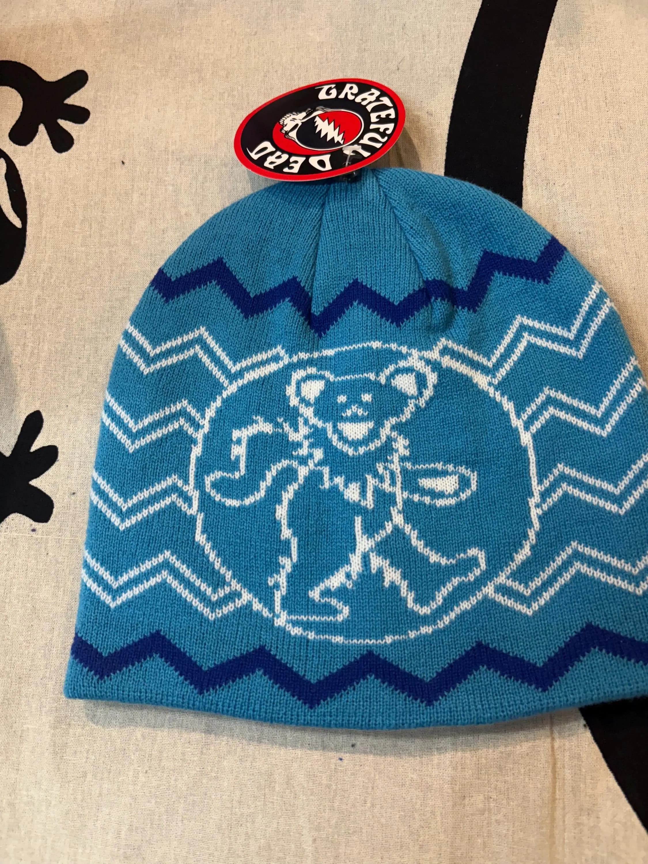 Grateful Dead Dancing Bear Knit Beanie – Officially Licensed - image 4
