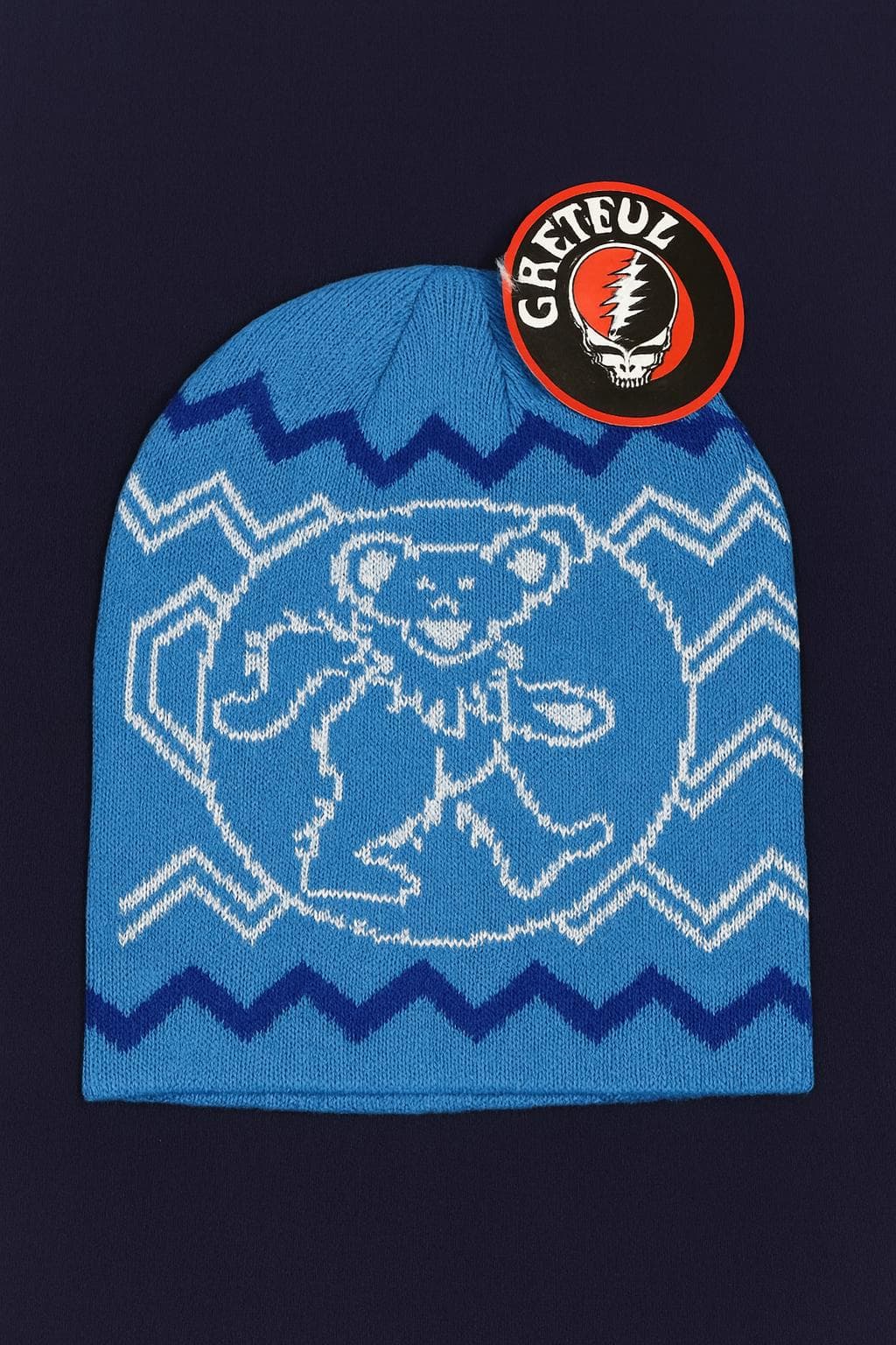 Grateful Dead Dancing Bear Knit Beanie – Officially Licensed - image 3