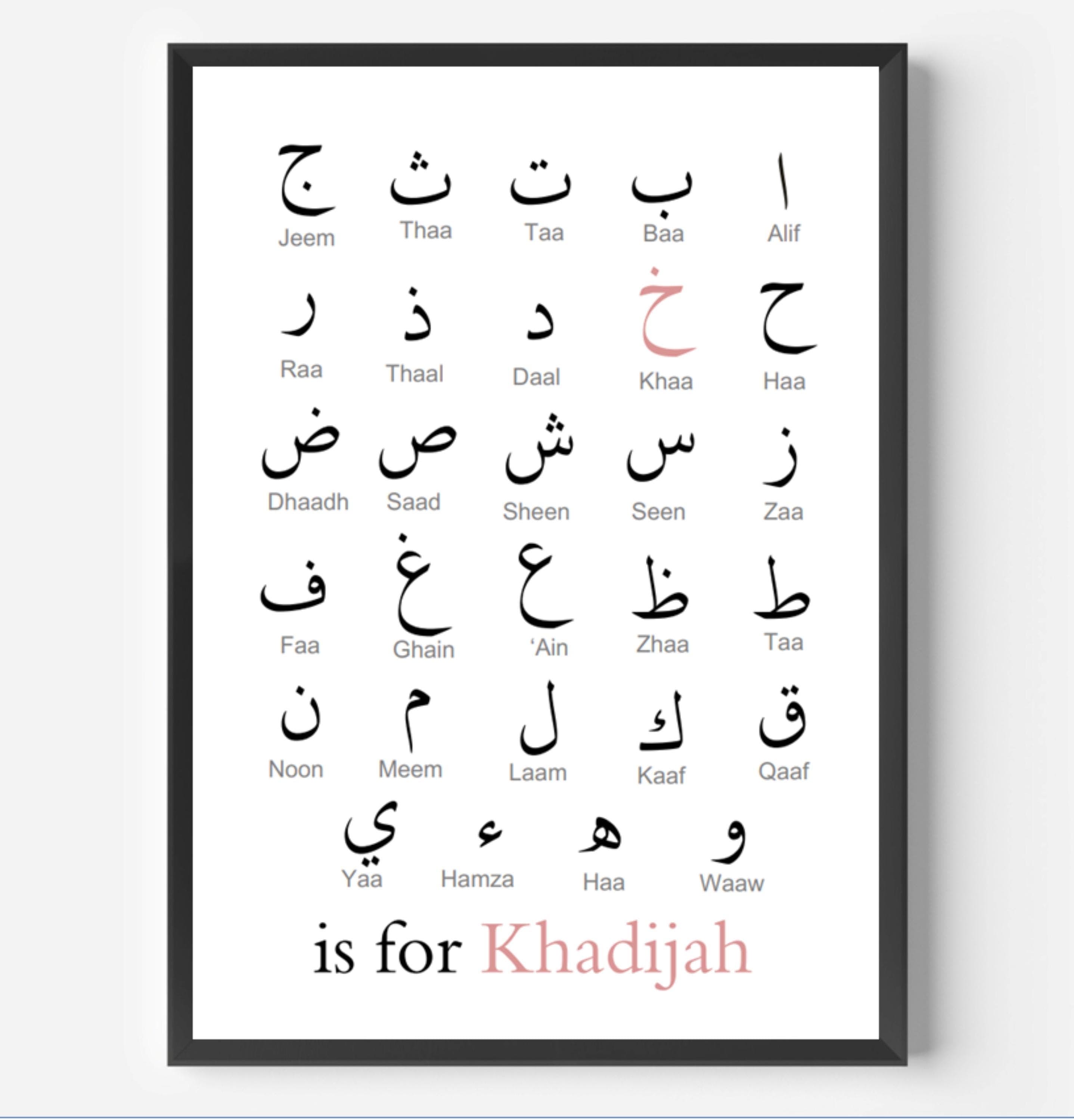 Personalised Islamic Baby Girl Print, Islamic Baby Frame, Islamic Baby Gift,  Muslim Baby Frame, Muslim Baby Print, Muslim Nursery Decor
