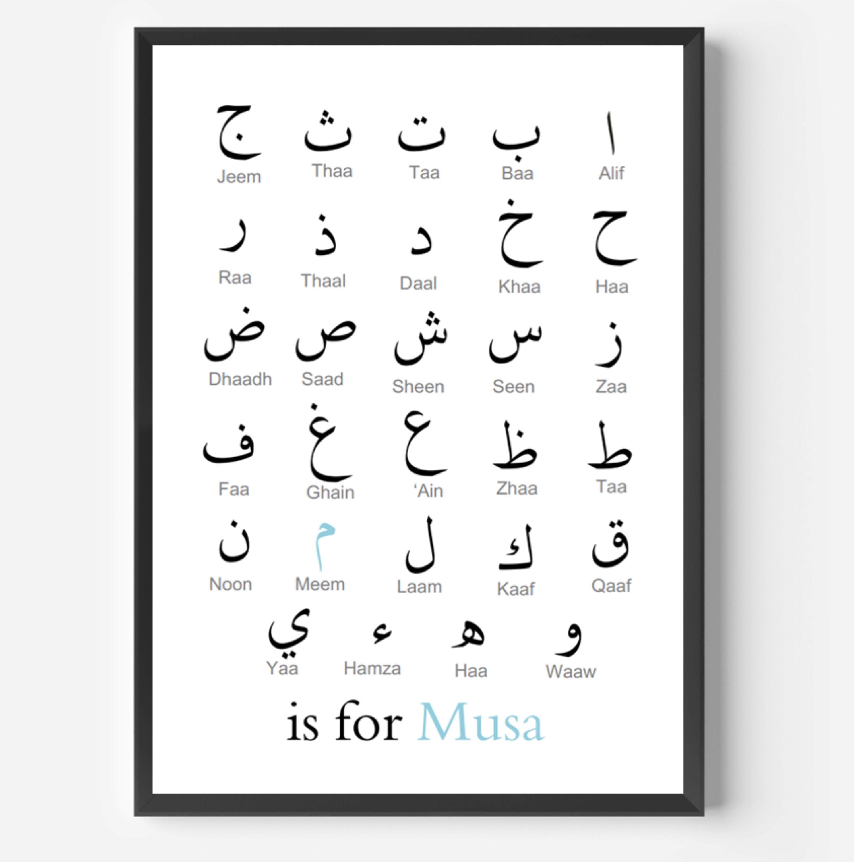 Personalised Islamic Baby Boy Print, Islamic Baby Frame, Islamic Baby Gift,  Muslim Baby Frame, Muslim Baby Boy Print, Muslim Nursery Decor