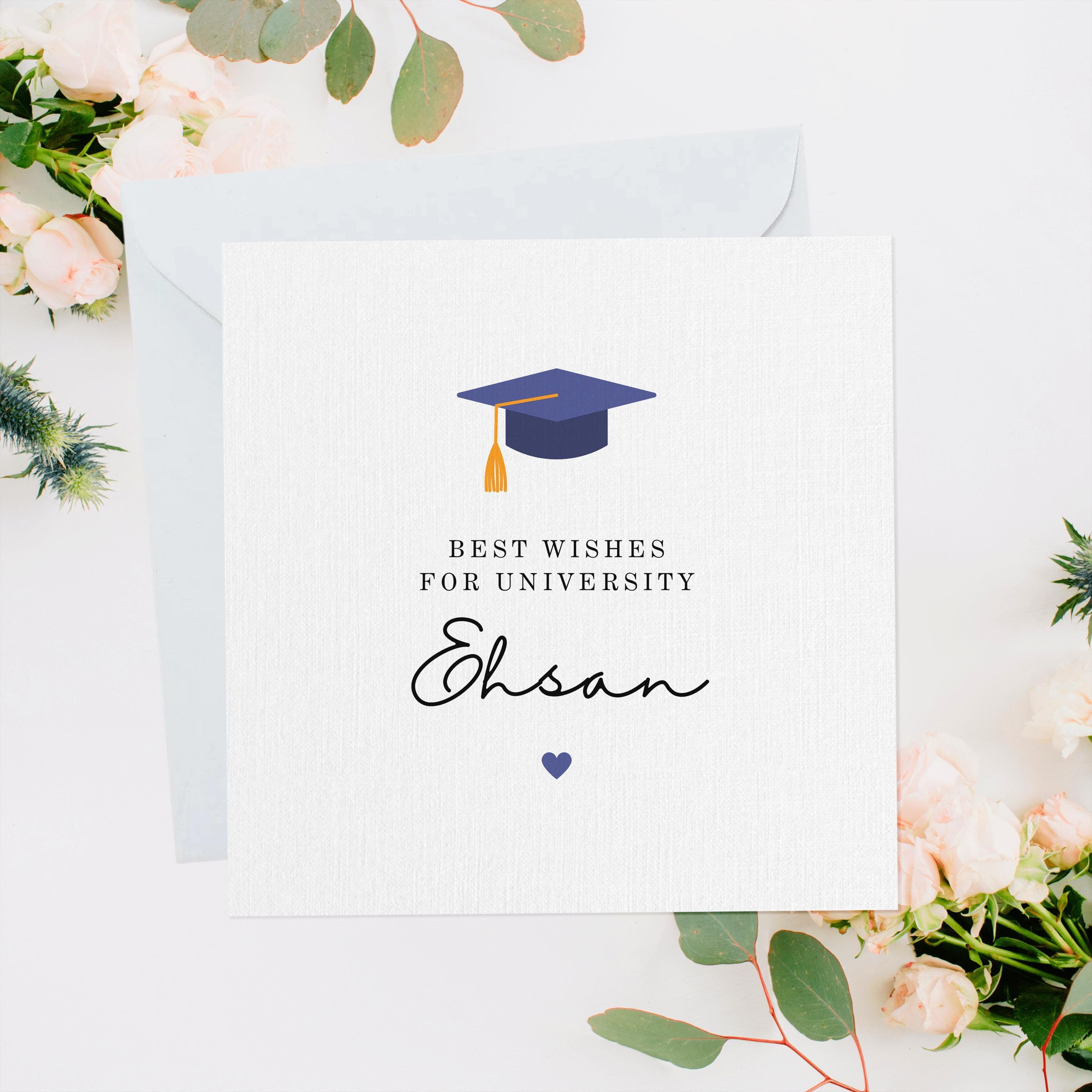 Personalised University Acceptance Card, Muslim University Acceptance Gift, Exam Pass Card, Muslim University Gift, Exam Result Card For Him