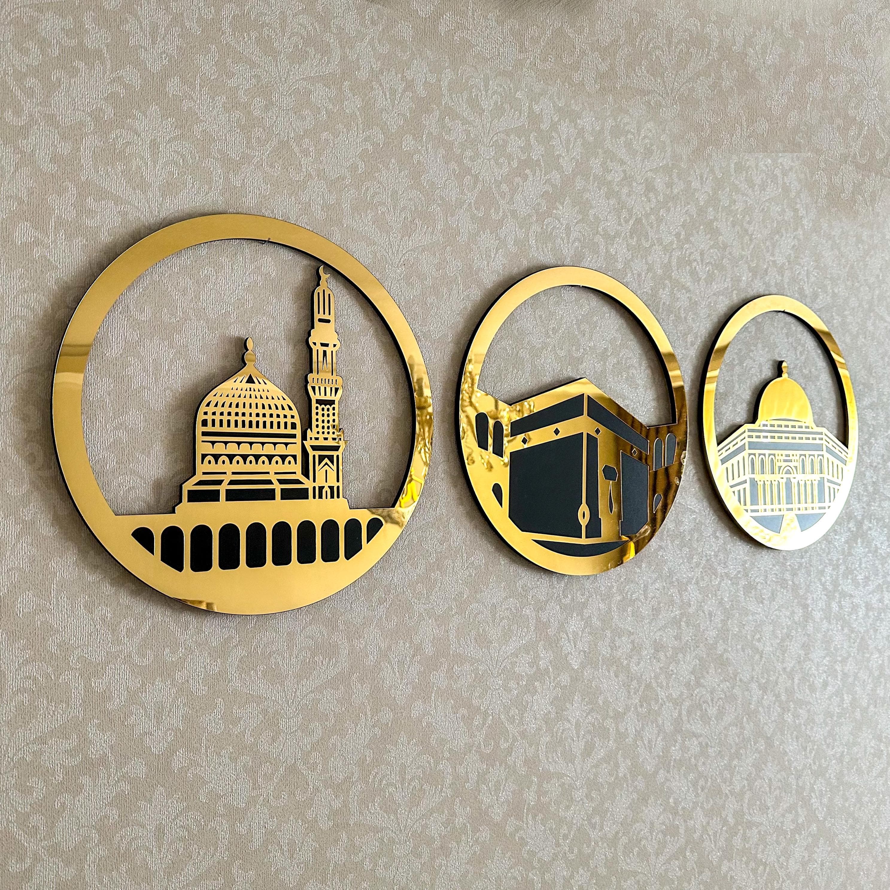 masjid al-haram
masjid al-nabawi
masjid al aqsa
kaaba wall art
islamic wall art
islamic home decor
muslim wall decor
muslim housewarming
masjid decoration
Ramadan Eid gifts
islamic calligraphy
hajj umrah gift
modern muslim art