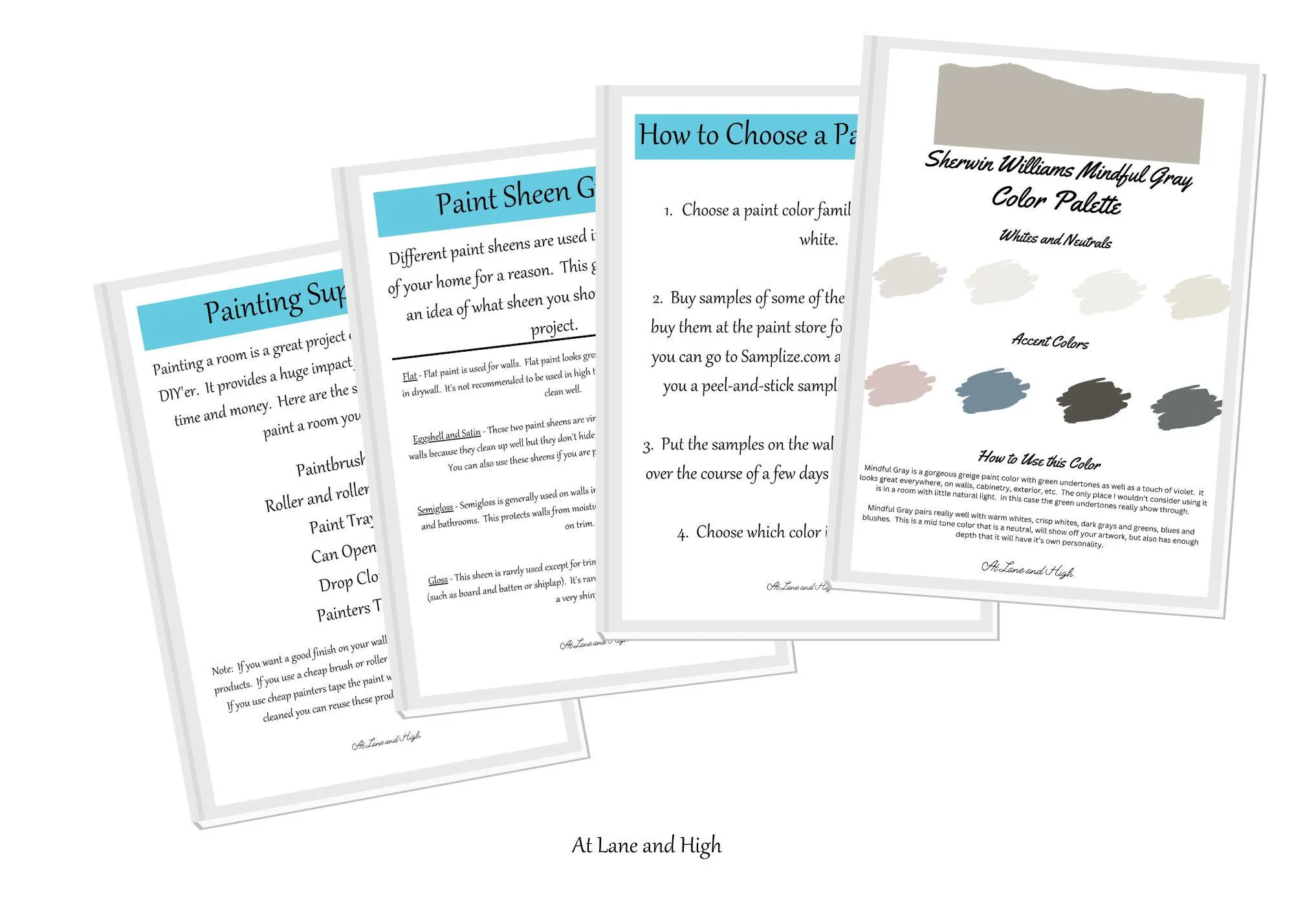 Mindful Gray by Sherwin Williams whole home color palette - interior paint palette - image 3