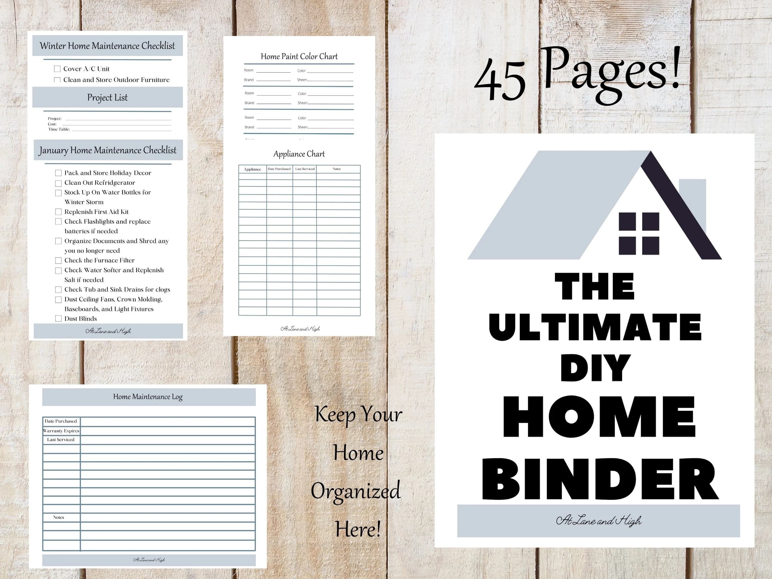 The Ultimate DIY Home Binder