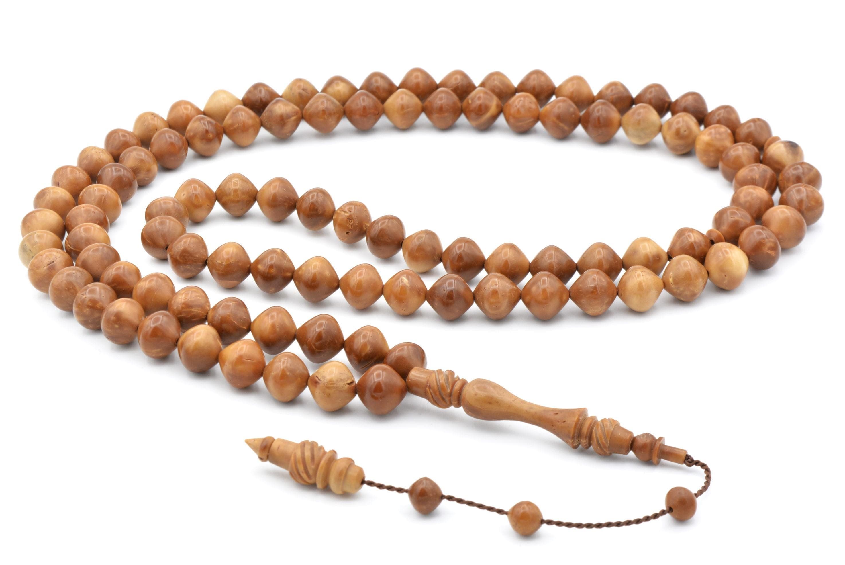 Mevlevi Model Natural Kuka Tree 99 Beads Tasbih, Islamic Prayer Beads, Misbaha, Rosary, Tasbeeh, Muslim, Tasbih, Muslim Gift, Kuka Tesbih - image 4