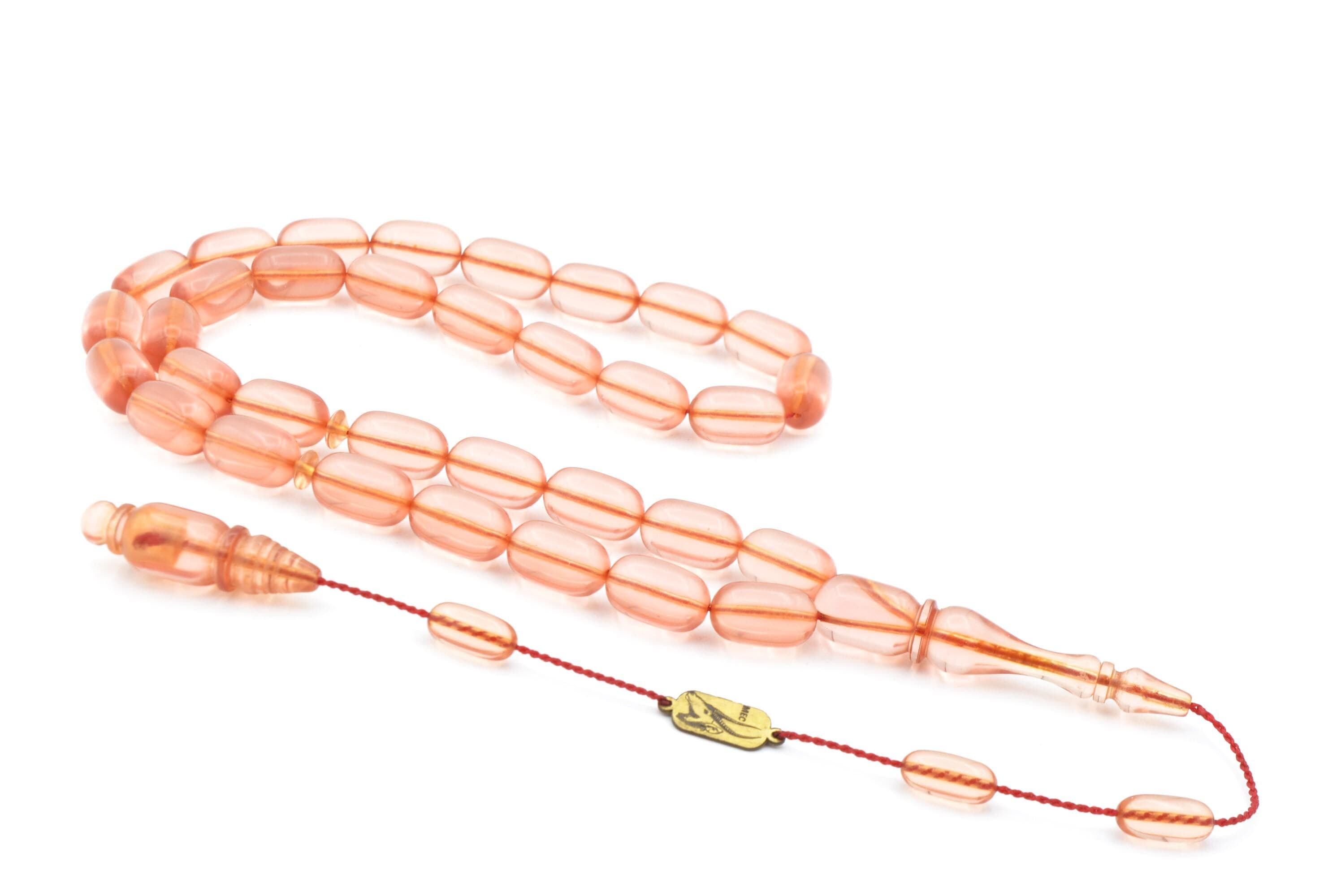 7x11.5 mm Workmanship Catalin 33 Beads Tasbih, Islamic, Misbaha, Rosary, Tasbeeh, Muslim, Tasbih, Sibha, Tesbih, Muslim Gift,Prayer Beads - image 5