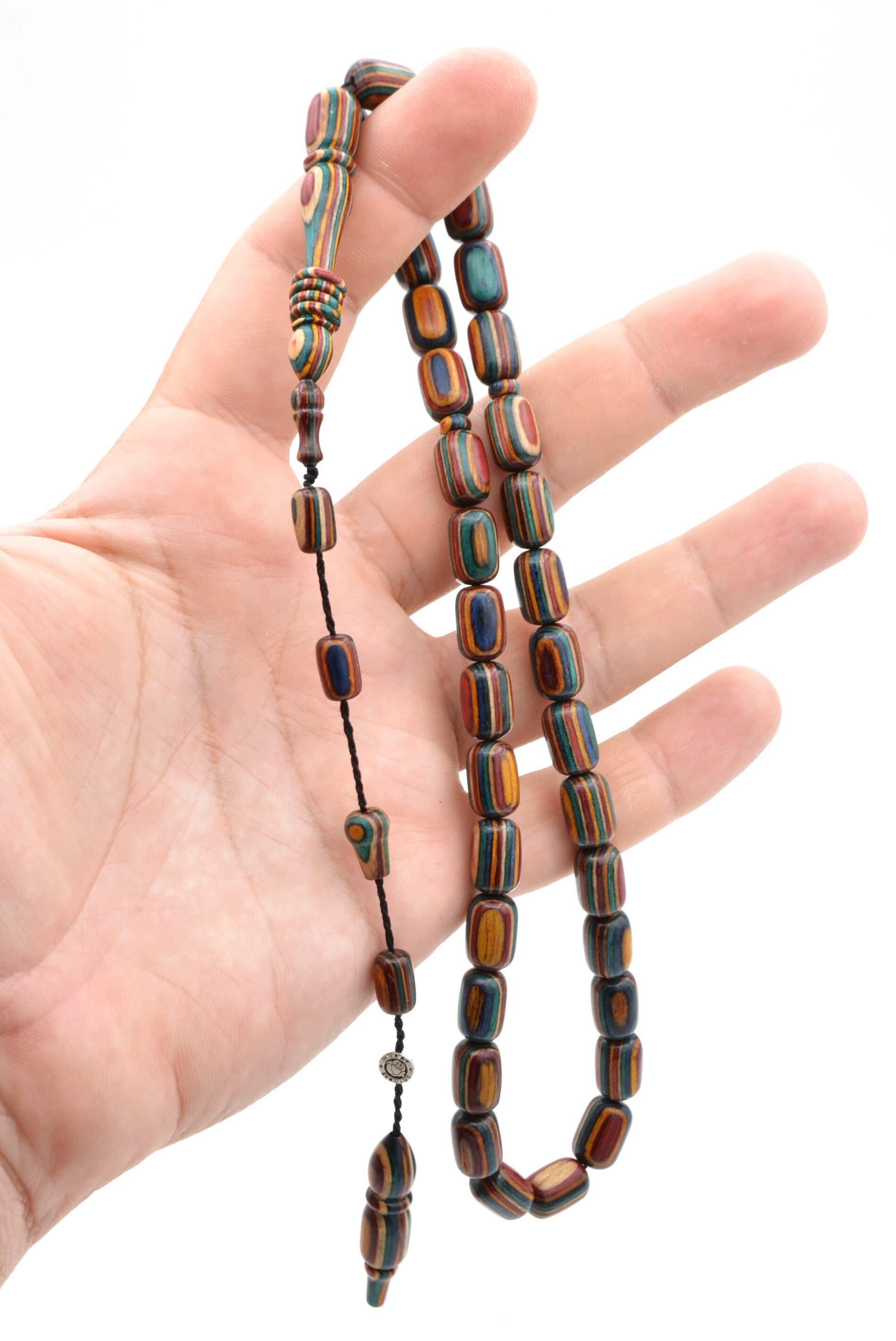 Natural Camphor Wood 33 Beads Tasbih, Camphor Tasbih, Misbaha, Camphor Tasbeeh, Camphor Rosary, Tesbih, Kafur Ağacı, Gaffur Ağacı - image 5