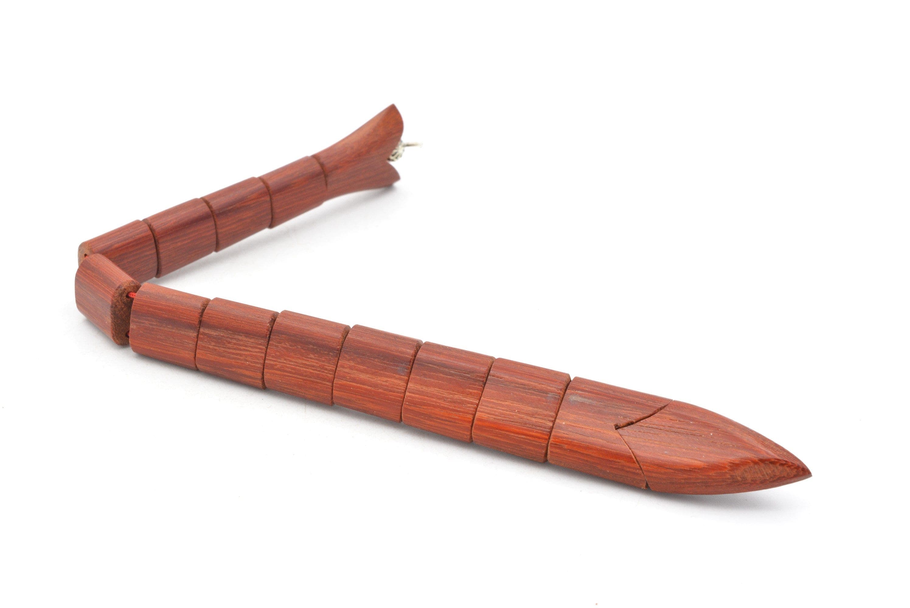 Natural Red Ebony Fish Rosary, Natural Black Ebony Fish Rosary, Natural Rosewood Fish Rosary Misbaha Tasbih Tasbeeh 14 Prayer Beads 14 Beads - image 5