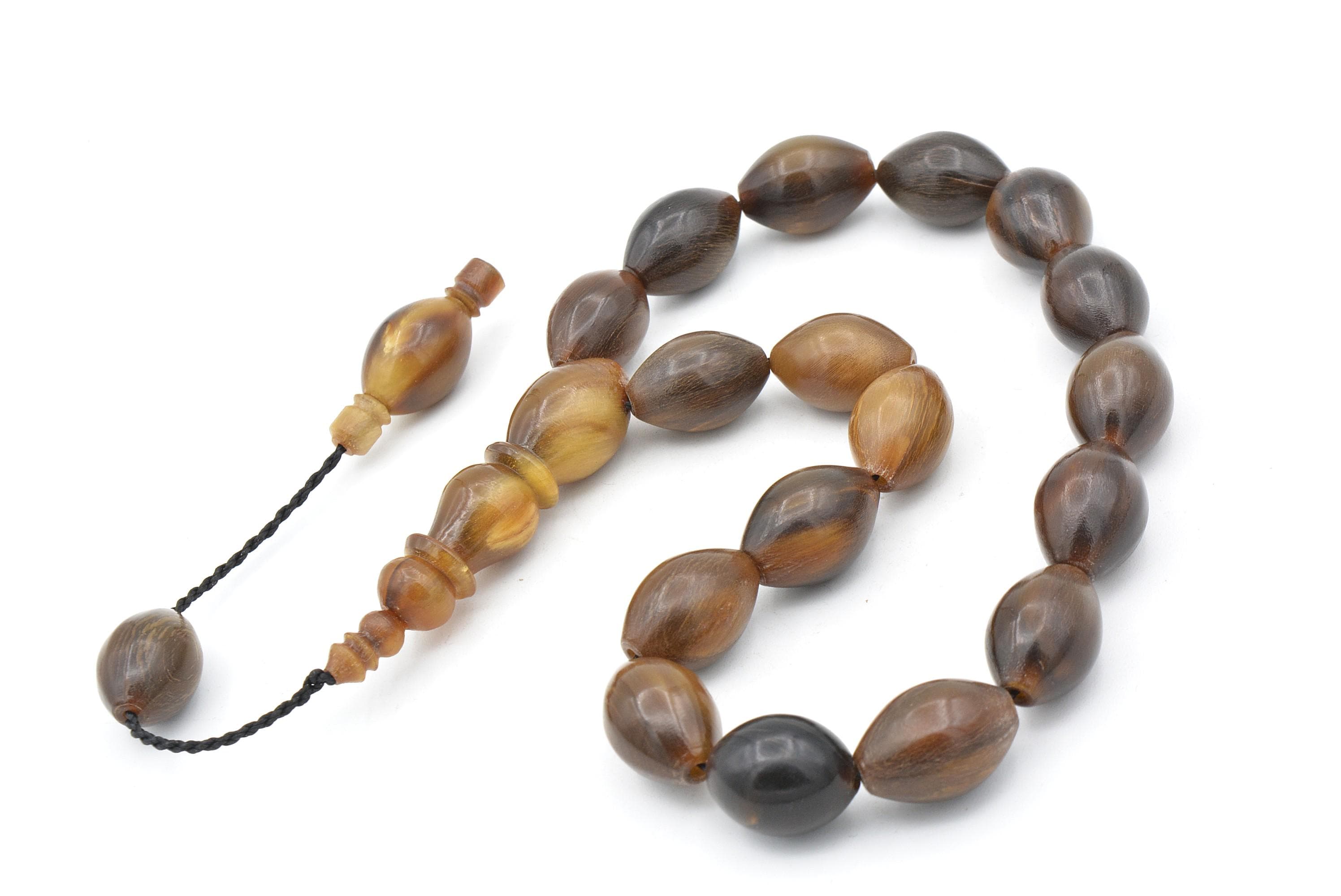 Natural Gazelle Horn 17 Beads Tasbih, Prayer Beads Tasbih Tasbeeh, Muslim Tasbih, Worry Beads, Misbaha, Tesbih, Ceylan Boynuzu, Gazelle Horn - image 4