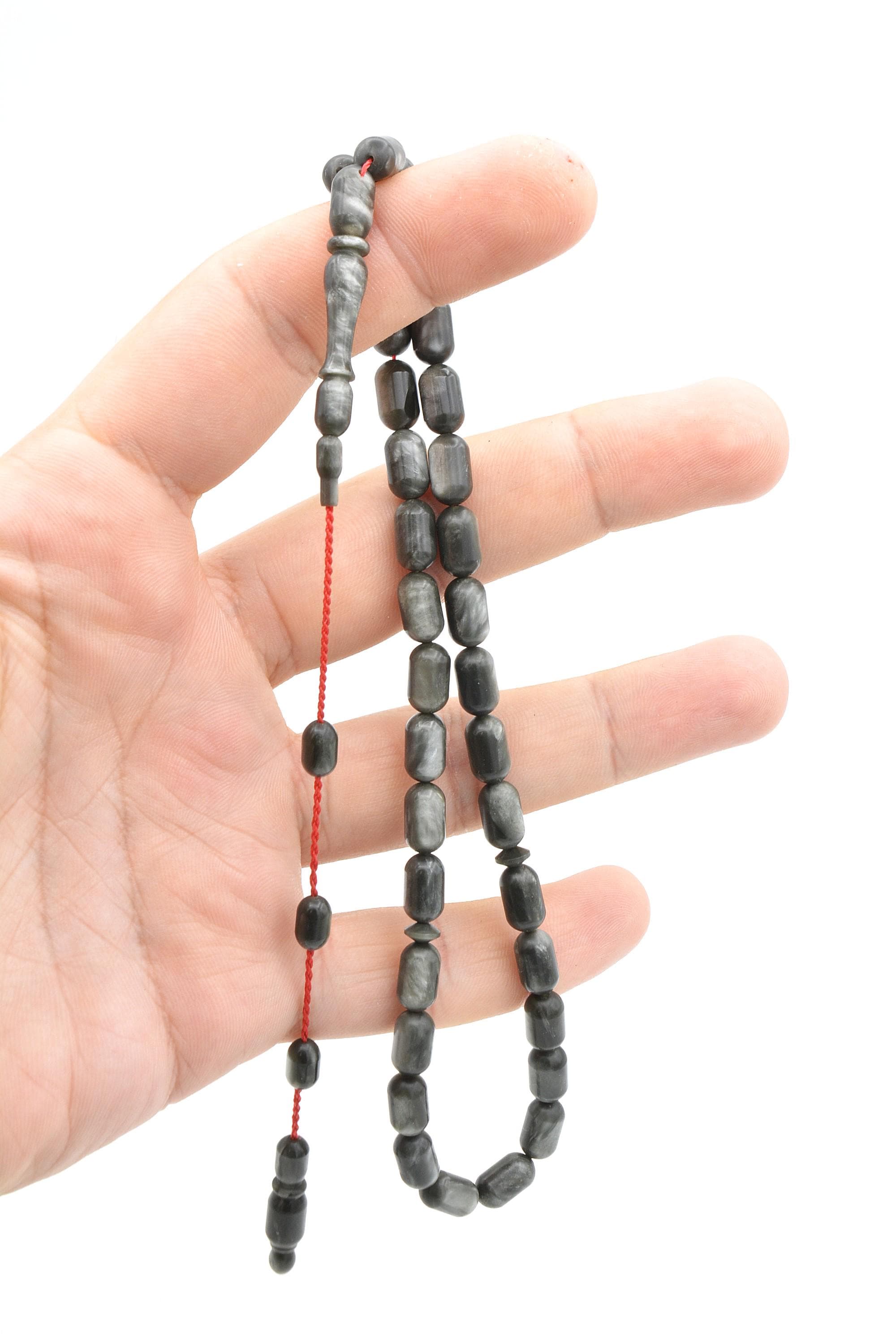 Galanite 33 Prayer Beads, Islamic, Misbaha, Rosary, Galanite Tasbih, Muslim, Tasbih, Sibha, Faturan Tasbih, Prayer Beads, Galanite Tesbih - image 5