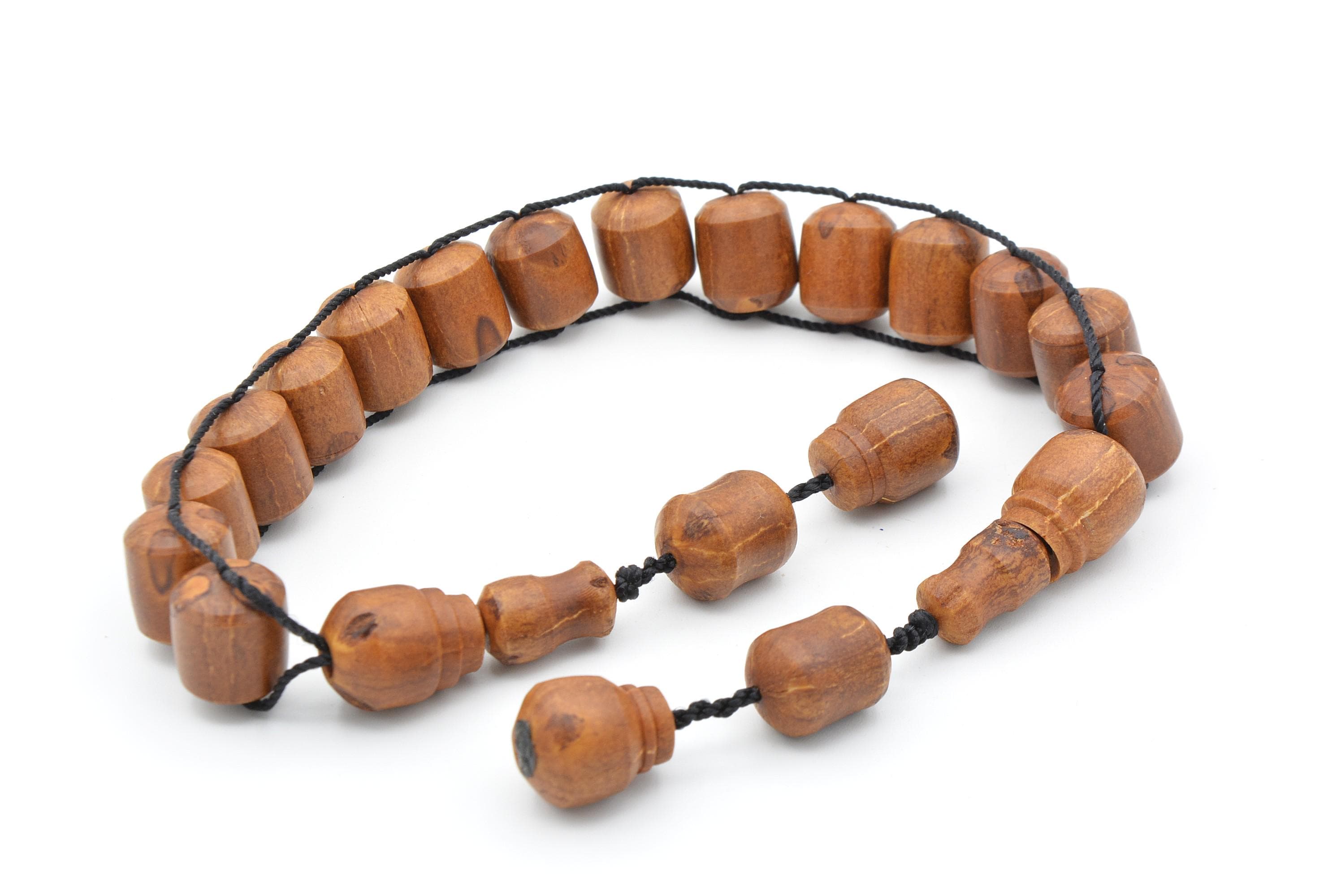 Handmade Juniper Seed 15 Beads Rosary, Juniper Seed Prayer Beads - image 5