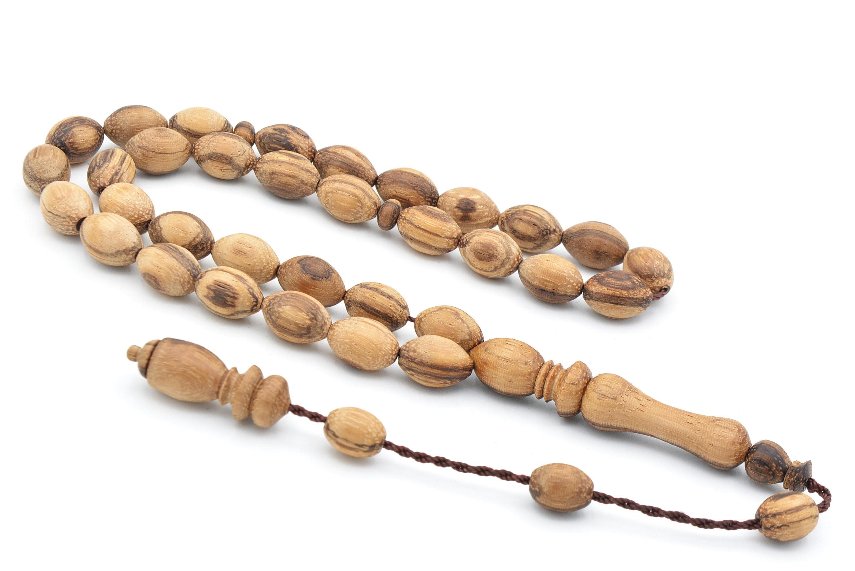 Big Size Fragrant Real Oud Tree 33 Beads Rosary, Oud Tree Tasbih, Misbaha, Tasbeeh, Oud Tree Rosary, Prayer Beads, Rosary, Tasbih, Oud - image 3