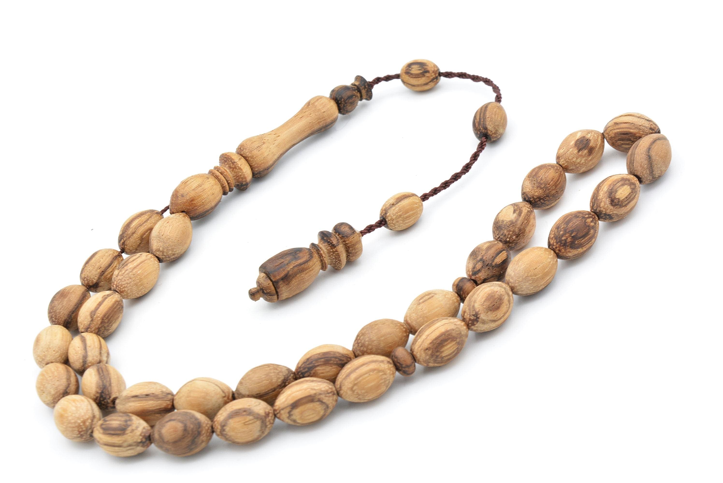 Big Size Fragrant Real Oud Tree 33 Beads Rosary, Oud Tree Tasbih, Misbaha, Tasbeeh, Oud Tree Rosary, Prayer Beads, Rosary, Tasbih, Oud - image 4
