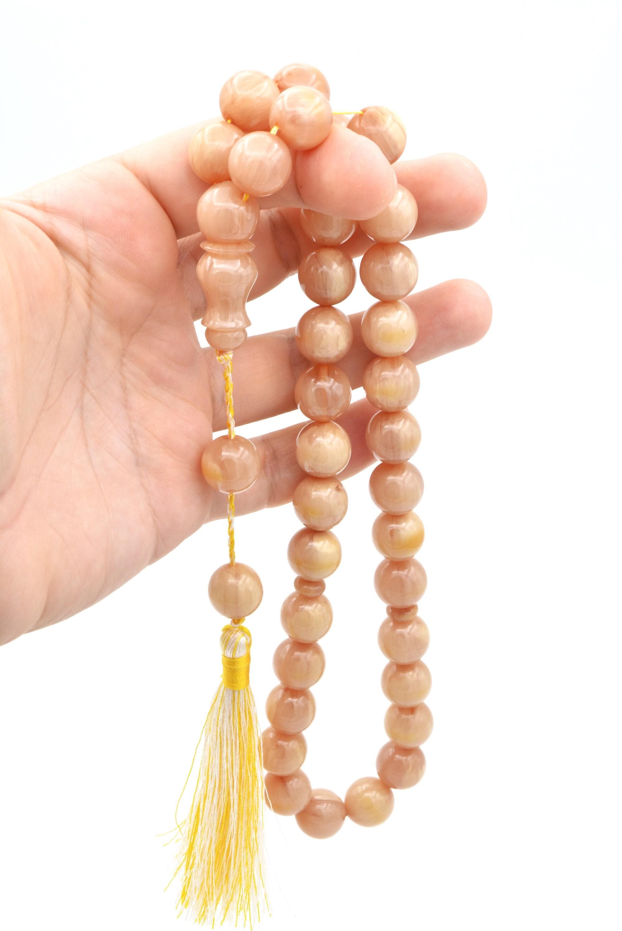 Big Catalin Rosary 33 Beads, Big Size Tasbih, Islamic, Misbaha, Tasbih, Tasbeeh, Muslim, Tasbih, Faturan Tasbih,Muslim Gift, Prayer Beads - image 2