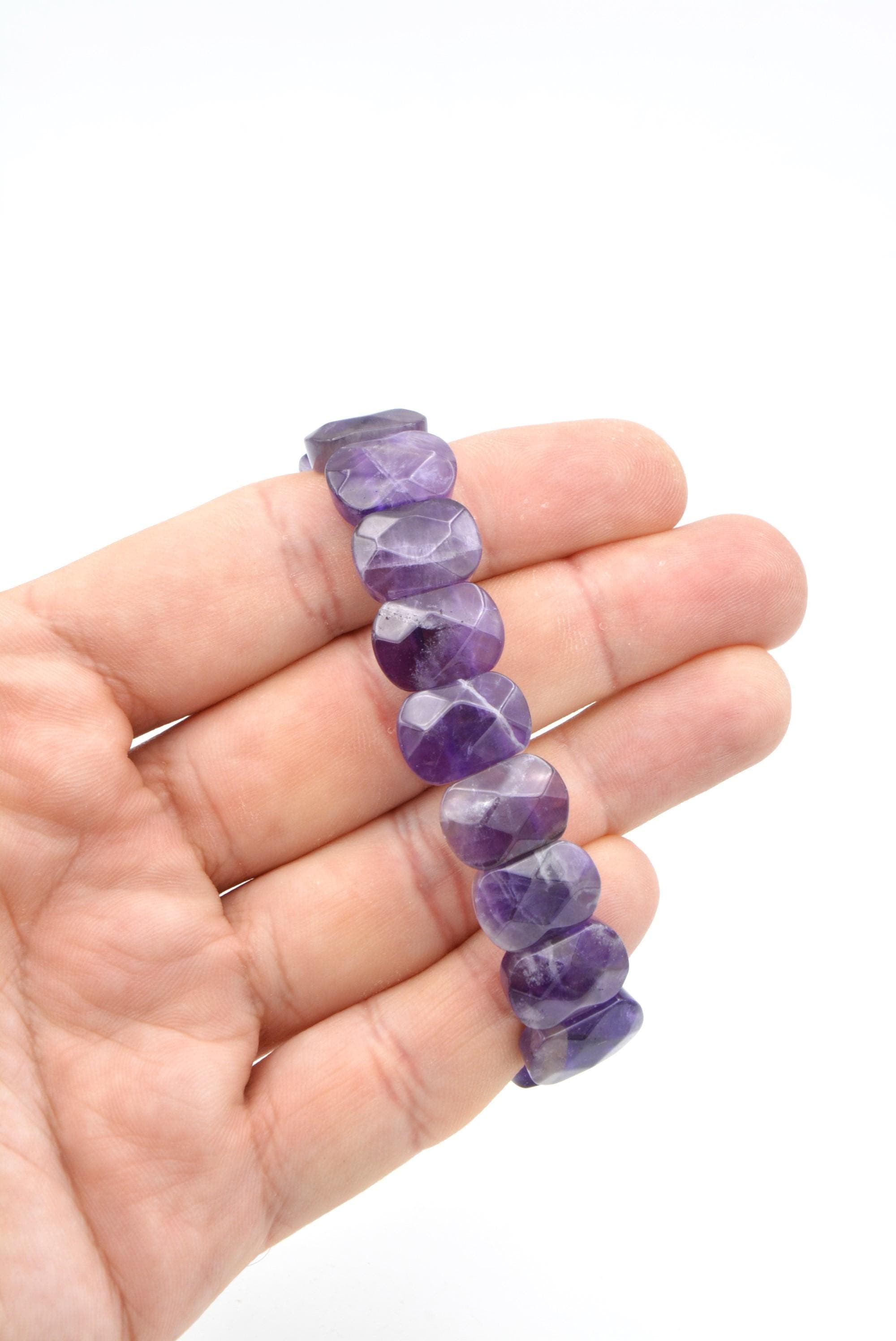 Natural Stone Bracelet, Amethyst Bracelet, Rose Quartz Bracelet, Jasper Bracelet, Peridot Bracelet, Agate Bracelet, Gemstone Bracelet - image 4