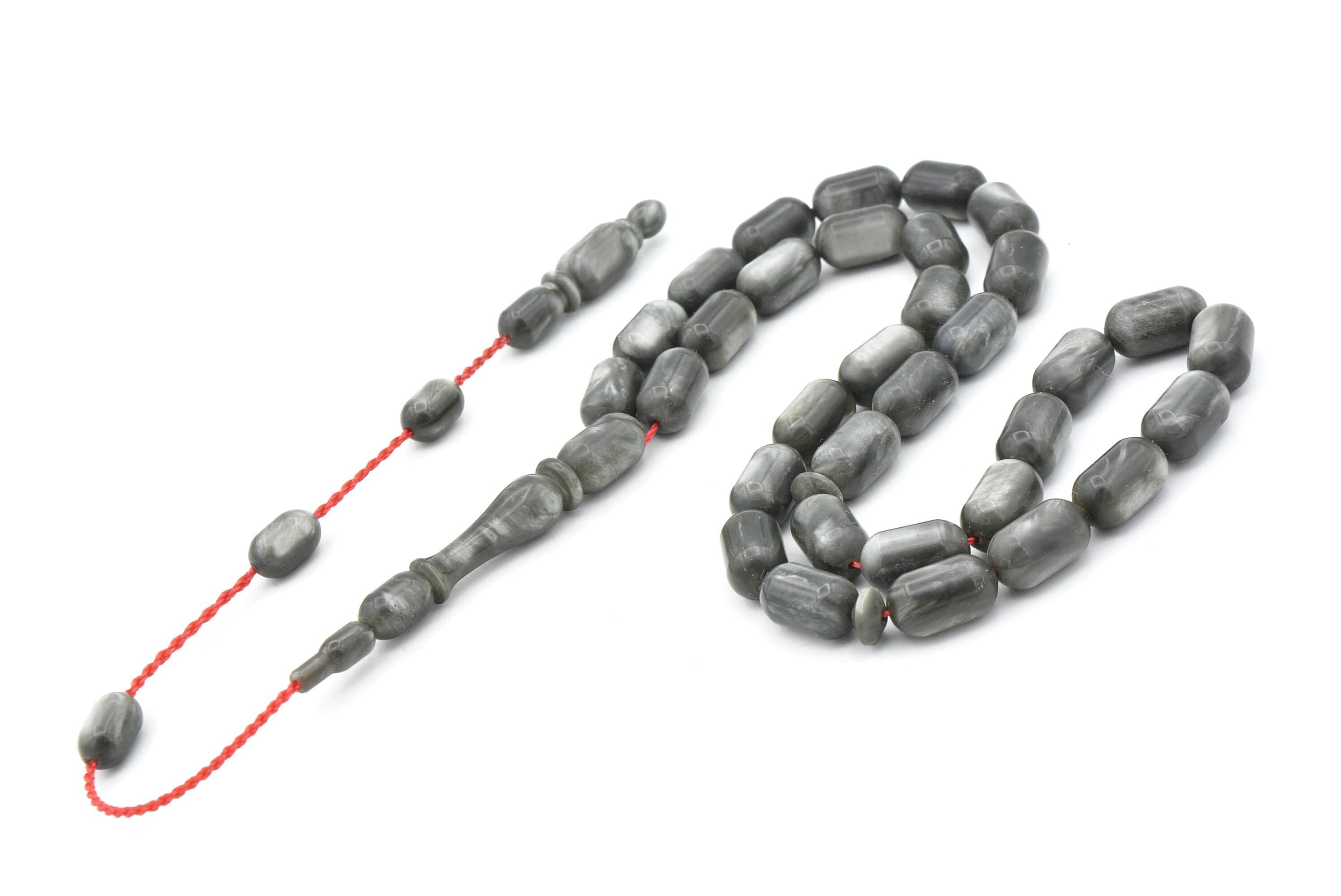 Galanite 33 Prayer Beads, Islamic, Misbaha, Rosary, Galanite Tasbih, Muslim, Tasbih, Sibha, Faturan Tasbih, Prayer Beads, Galanite Tesbih - image 4